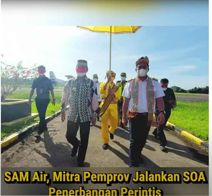 SAM Air, Mitra Pemprov Jalankan SOA Penerbangan Perintis