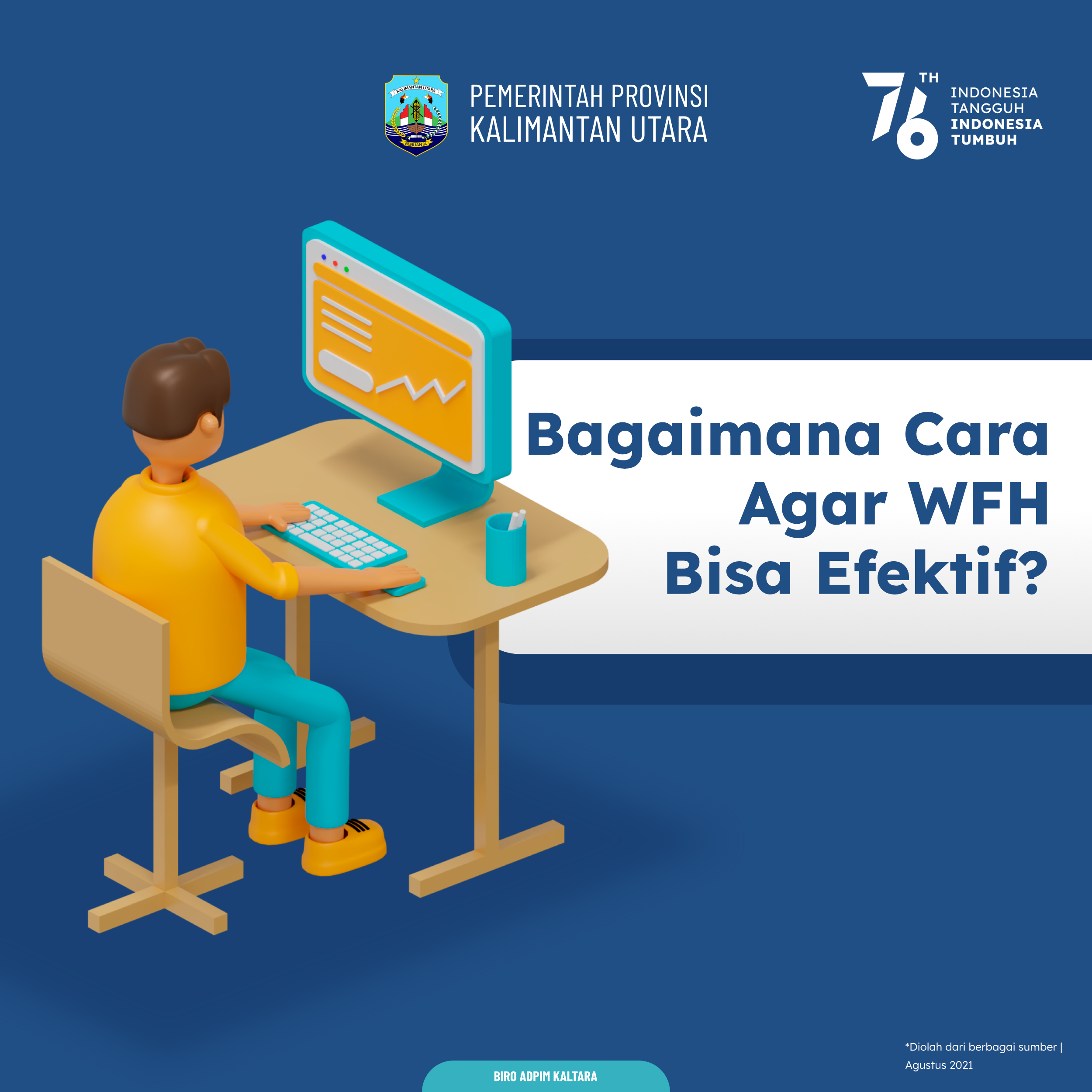 Cara agar WFH bisa efektif