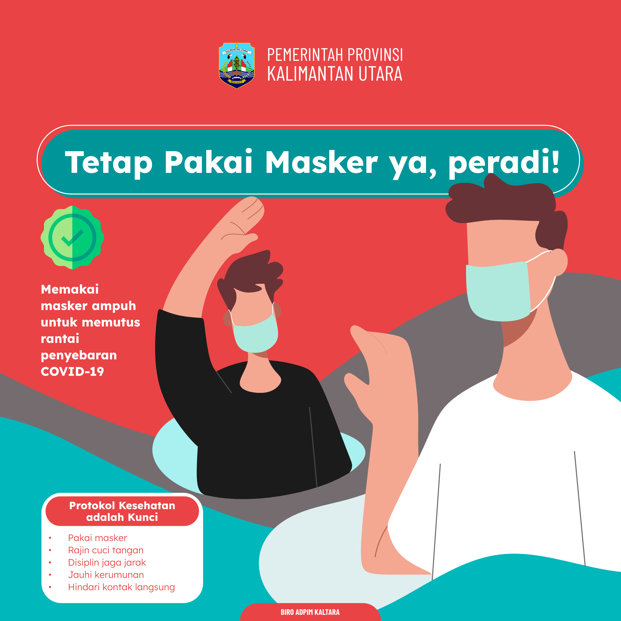 Tetap Pakai Masker dan Segerakan Vaksin COVID-19