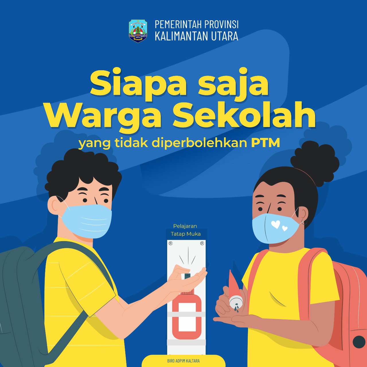 Siapa saja Warga Sekolah Tidak Diperbolehkan PTM?