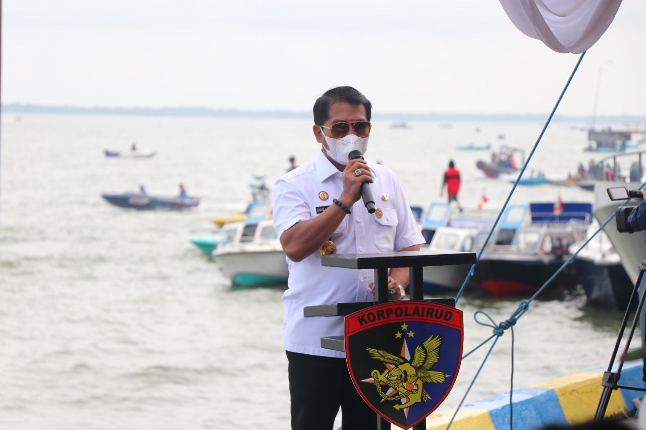 Resmikan Speedboat Race, Gubernur Zainal Paliwang Ingin Pesertanya Lebih Luas