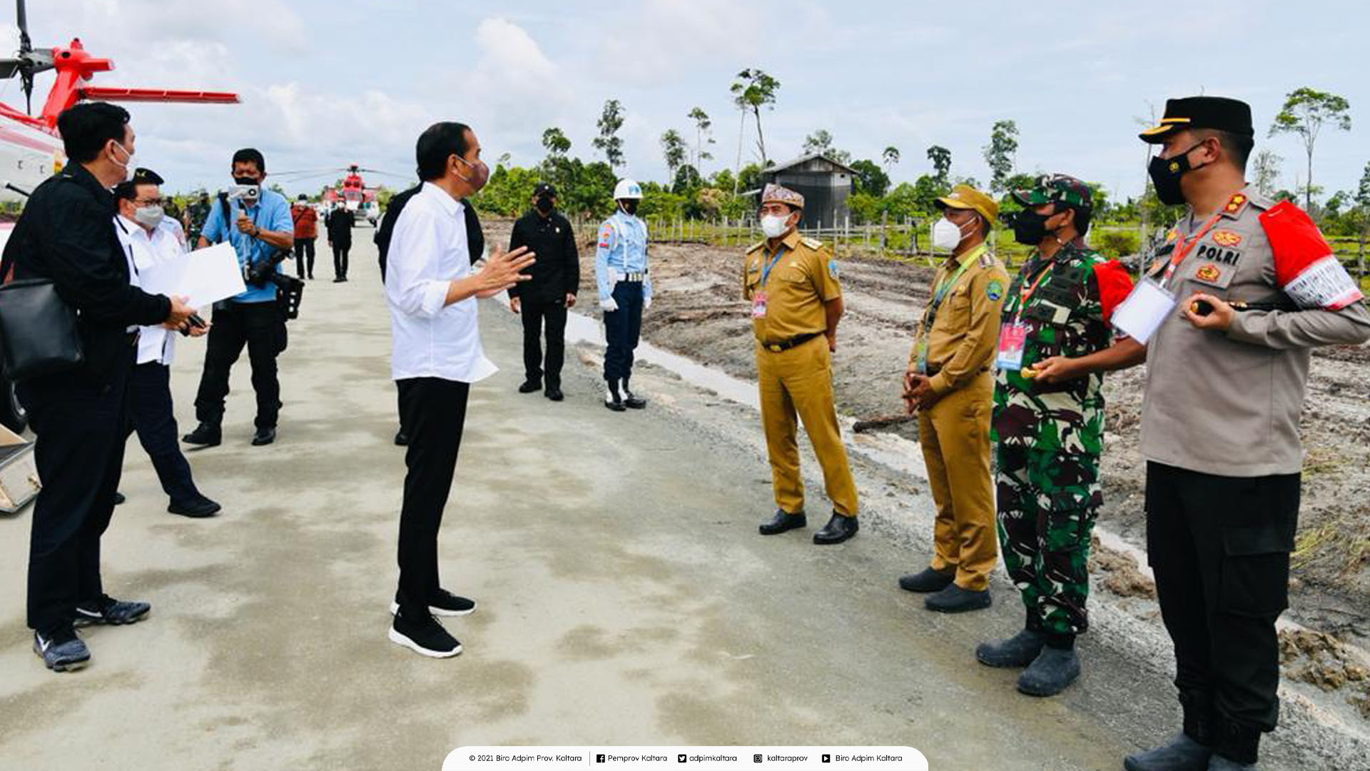 Presiden Jokowi Groundbreaking Kawasan Industri Hijau Indonesia