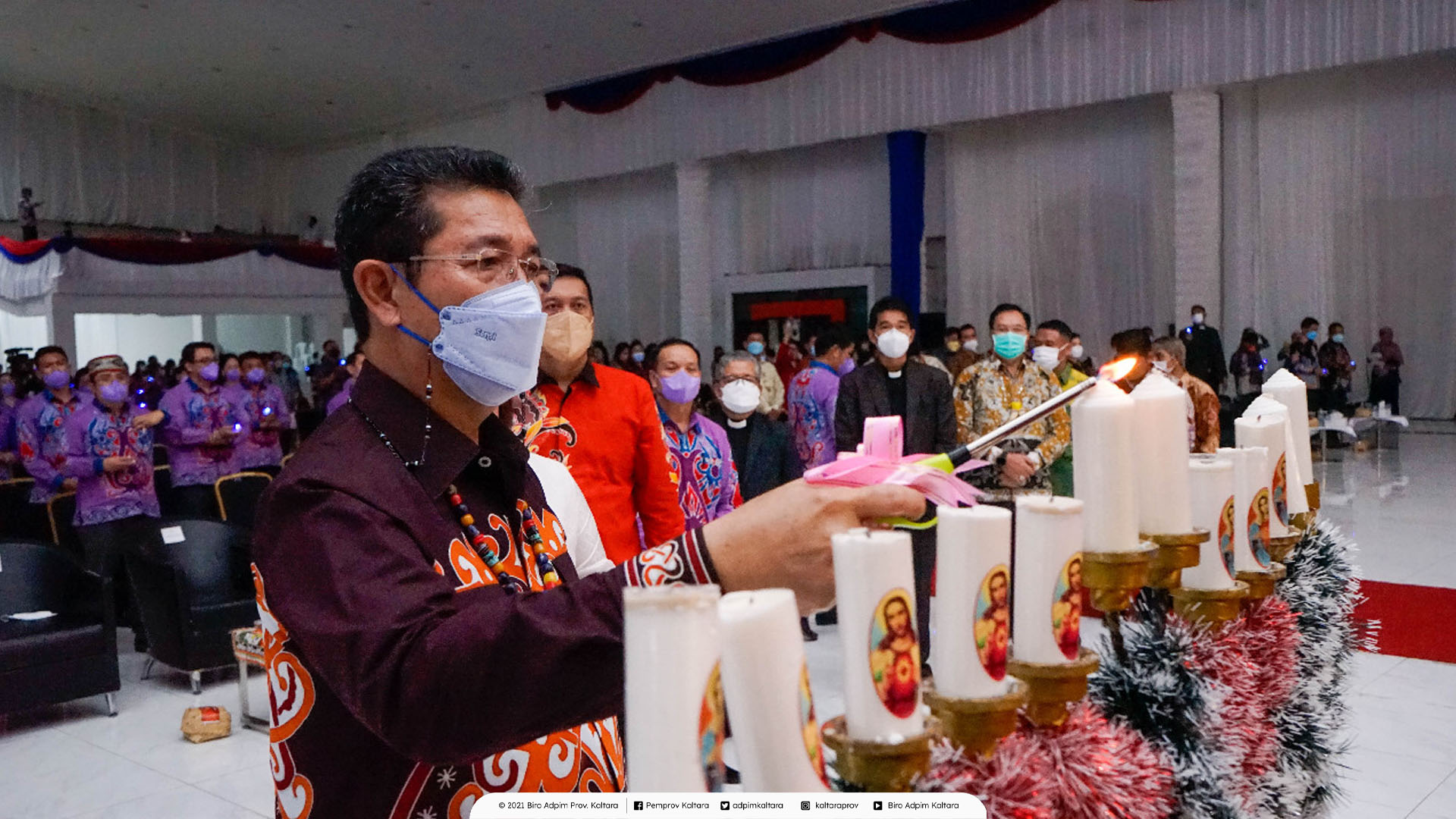Melalui Perayaan Natal 2021, Wagub Berharap Masyarakat Saling Mengasihi