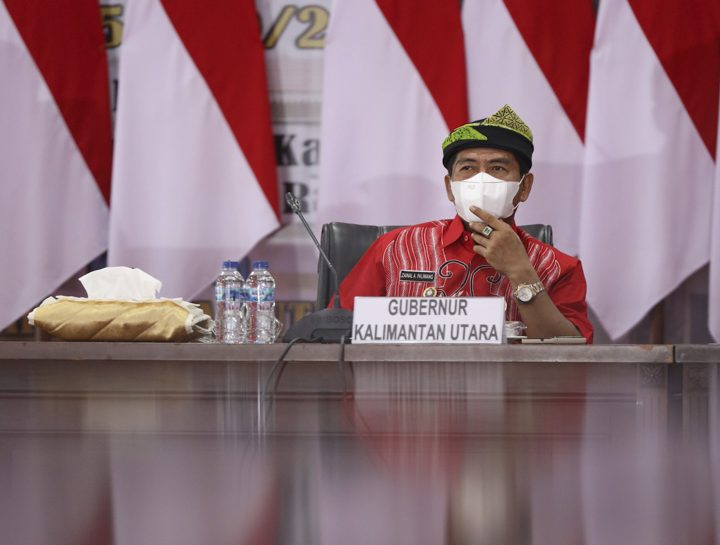 Gubernur Kaltara Ikuti Ratas Evaluasi PPKM Nasional, Ini Pesan Presiden