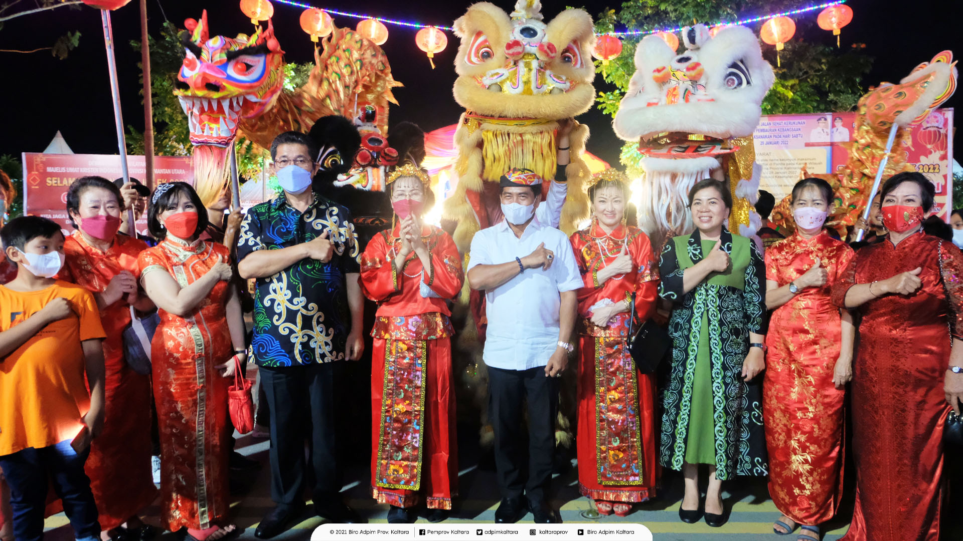 Malam Puncak Cap Go Meh, Gubernur Pesankan Jaga Toleransi