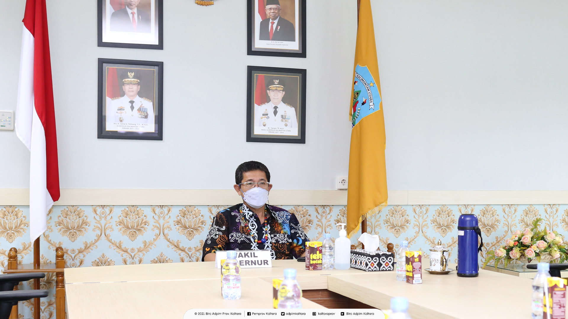 Wagub Kaltara Ikuti Peluncuran Inpres 1/2022, Siap Sukseskan Target Program JKN