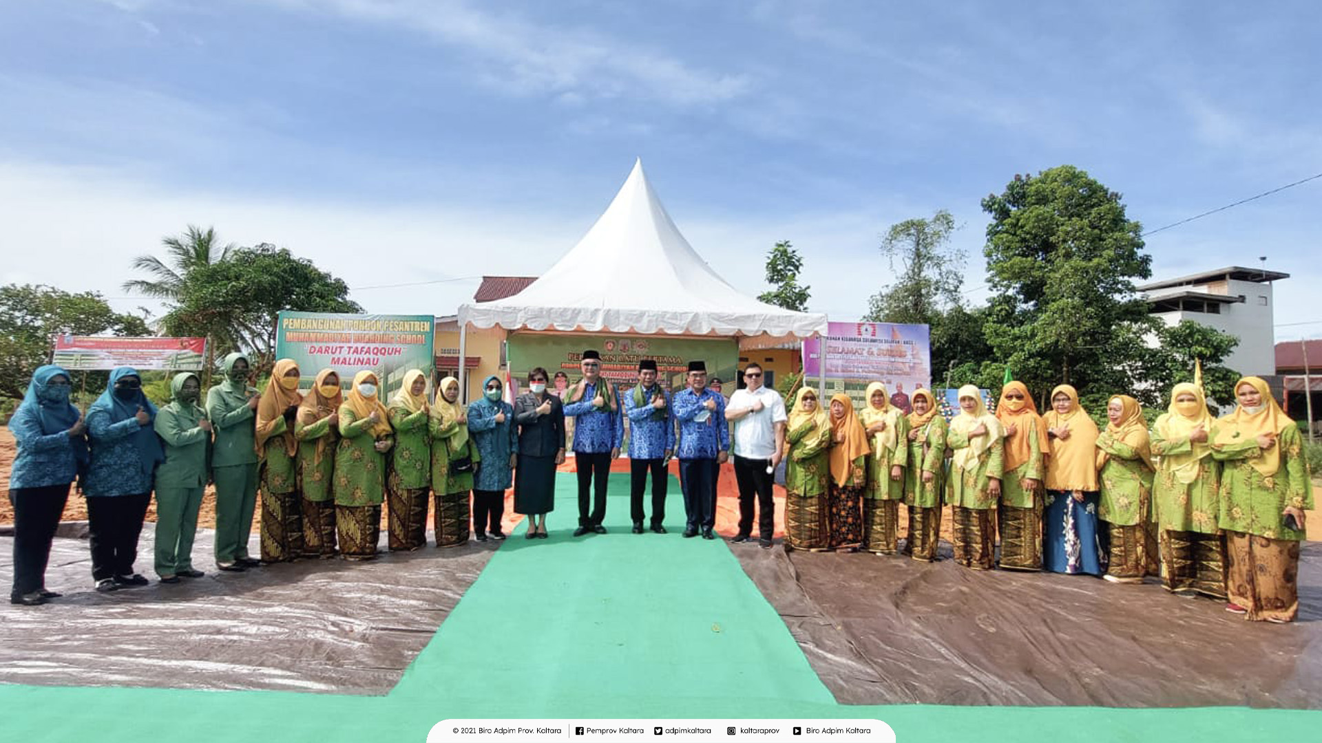 Di Malinau, Gubernur Resmikan Pembangunan Ponpes Baru