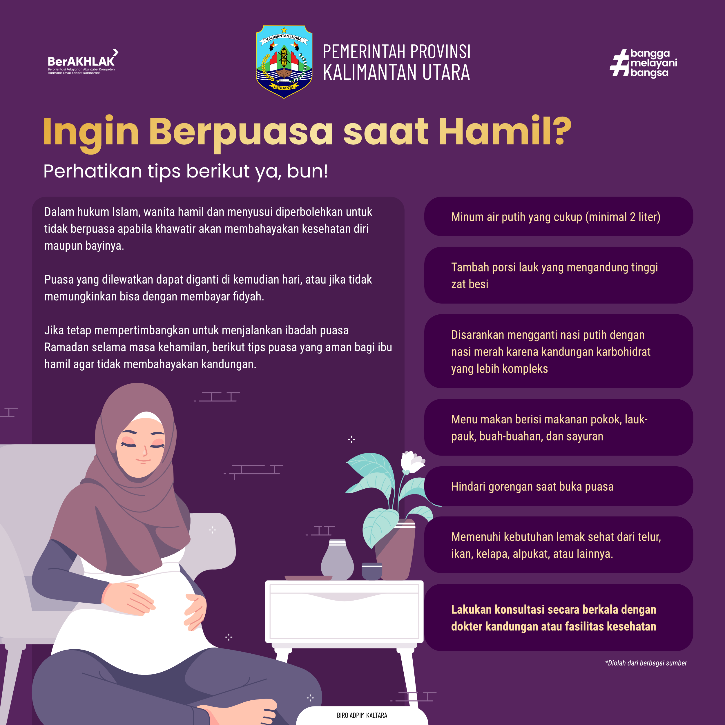 Tips Berpuasa saat Hamil