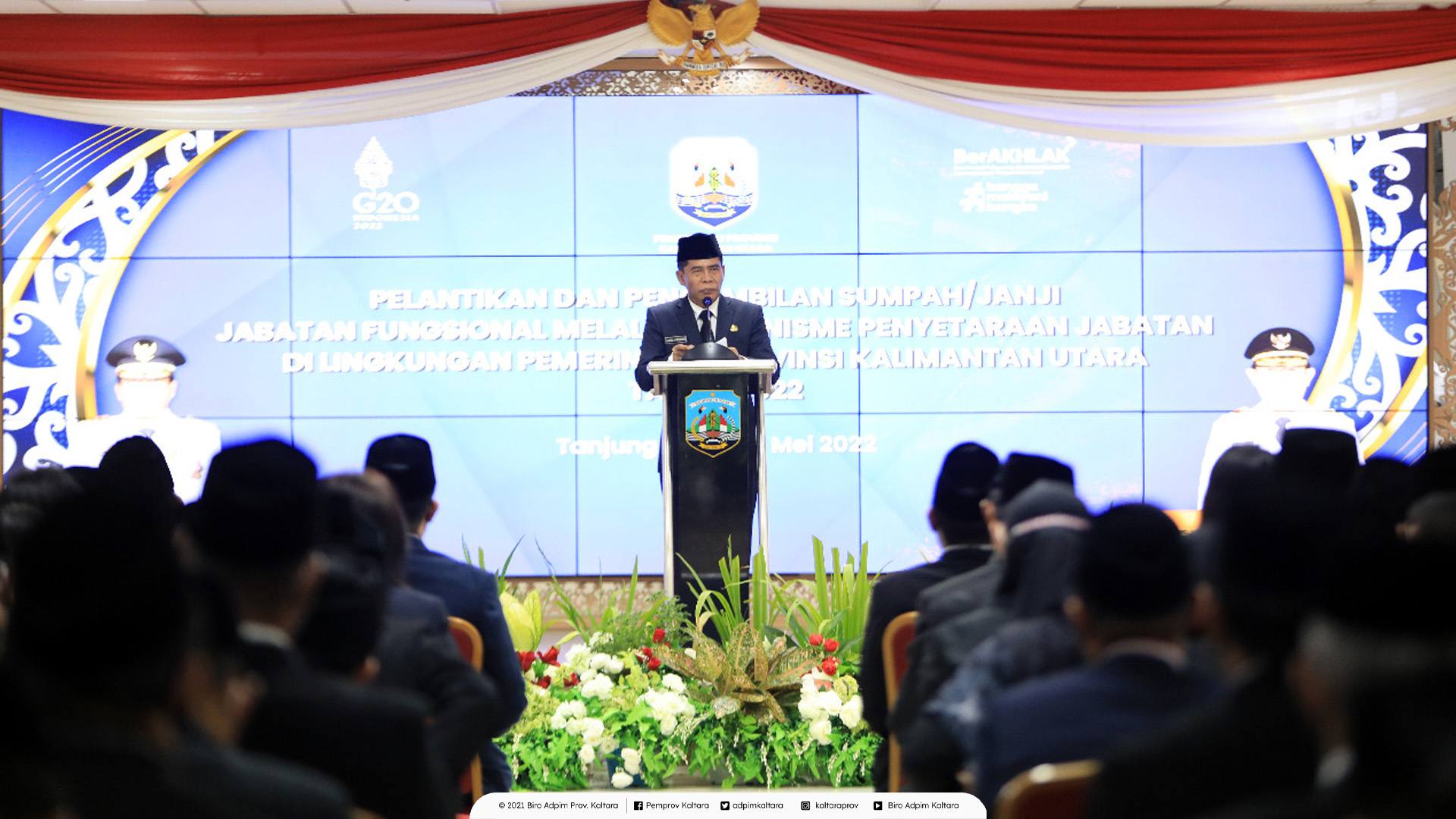 Implementasikan Penyederhanaan Birokrasi, Gubernur Zainal Lantik 252 Pejabat Fungsional