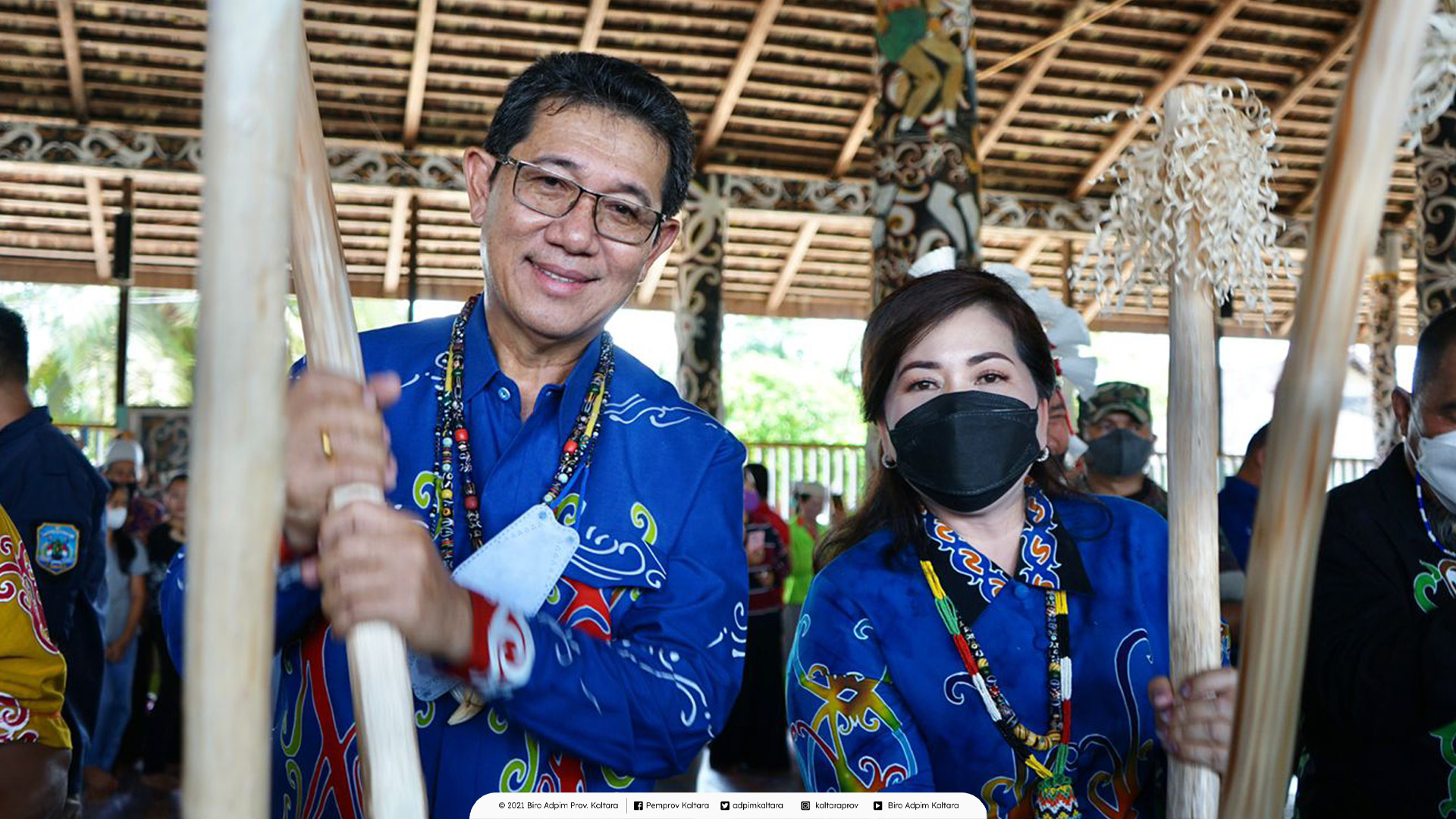 Wagub Obati Kerinduan di Syukuran Panen Desa Sajau