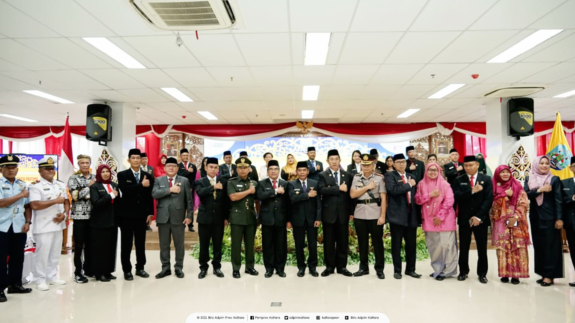 Gubernur Lantik 18 Pejabat Eselon II di Lingkungan Pemprov Kaltara