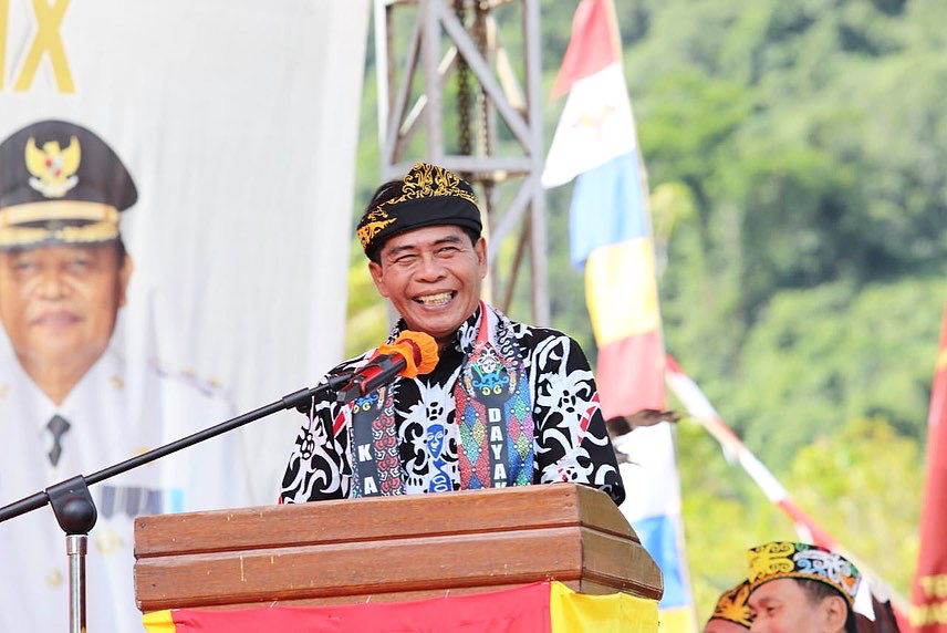 Gubernur Zainal Menghadiri undangan acara pesta Ilau dan Mubes Dayak Agabag ke-IX Tahun 2022