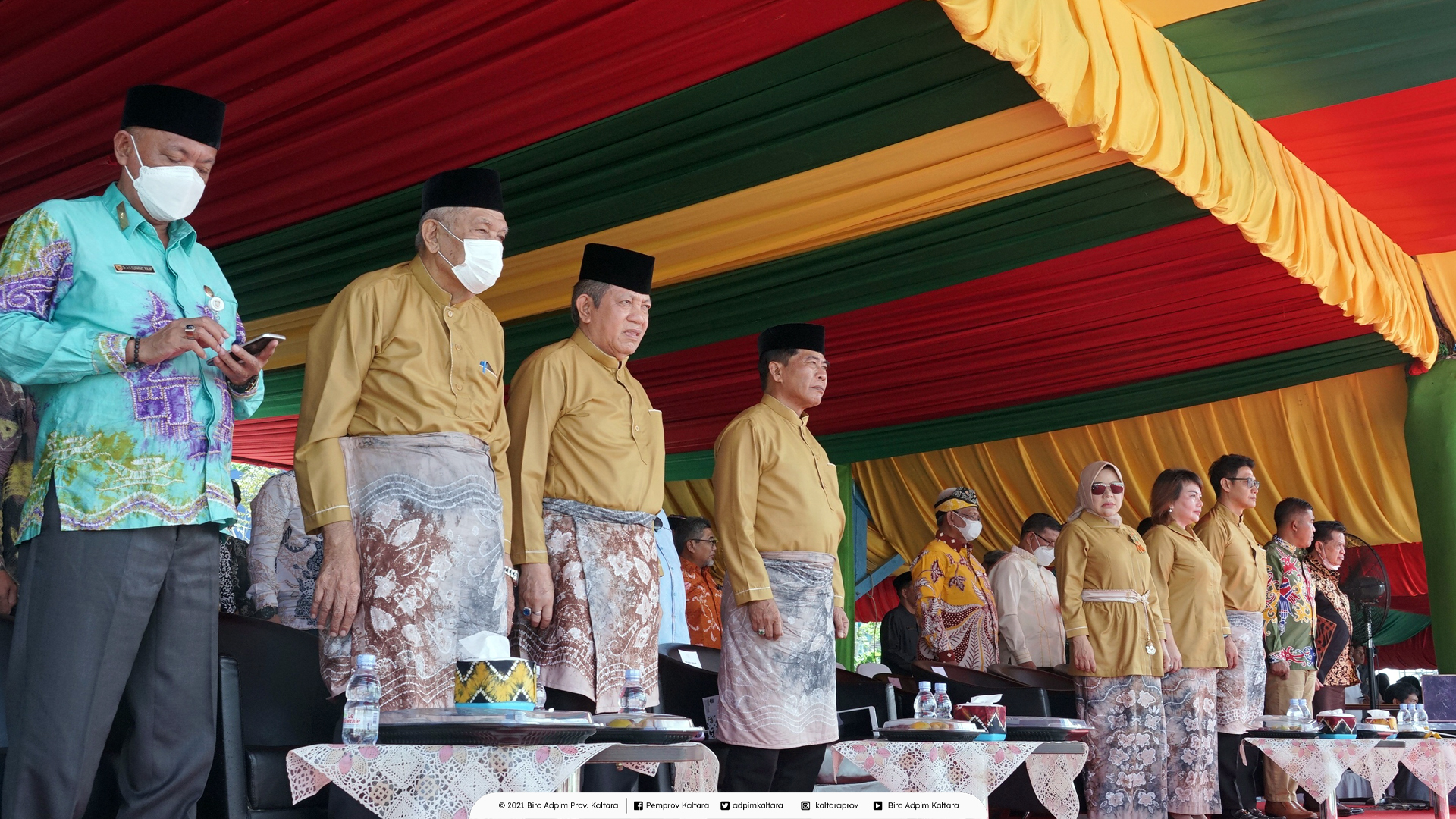 Gubernur juga mengucapkan terima kasih kepada seluruh suku yang terdapat di Kaltara karena telah menjadi mitra pemerintah