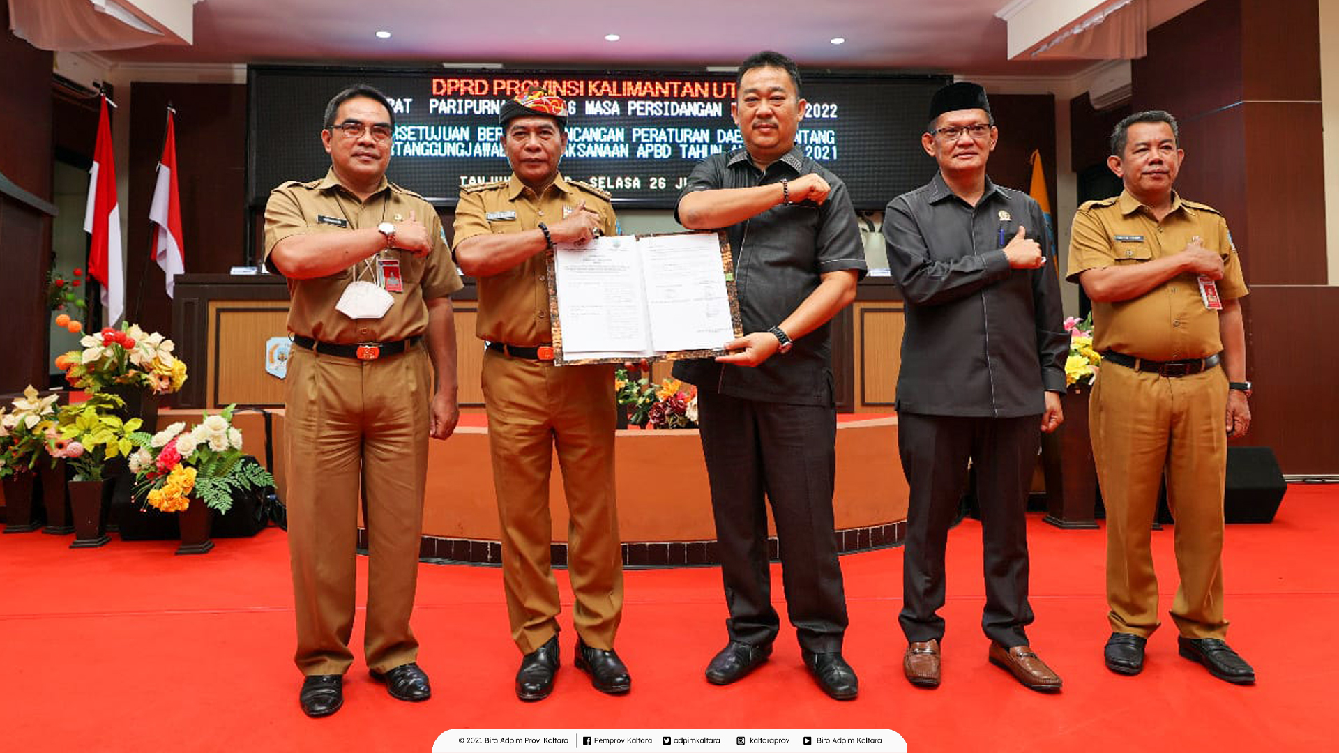 Pertanggungjawaban APBD 2021 Disetujui Legislatif, Gubernur: Segera Lapor ke Kemendagri
