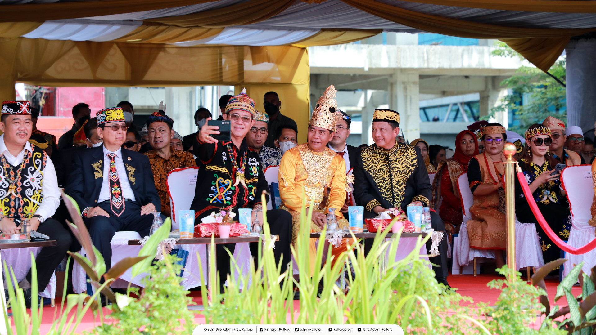 Menteri Dalam Negeri Tito Karnavian menjadi inspektur pada upacara Hari Ulang Tahun ke-10 Provinsi Kaltara
