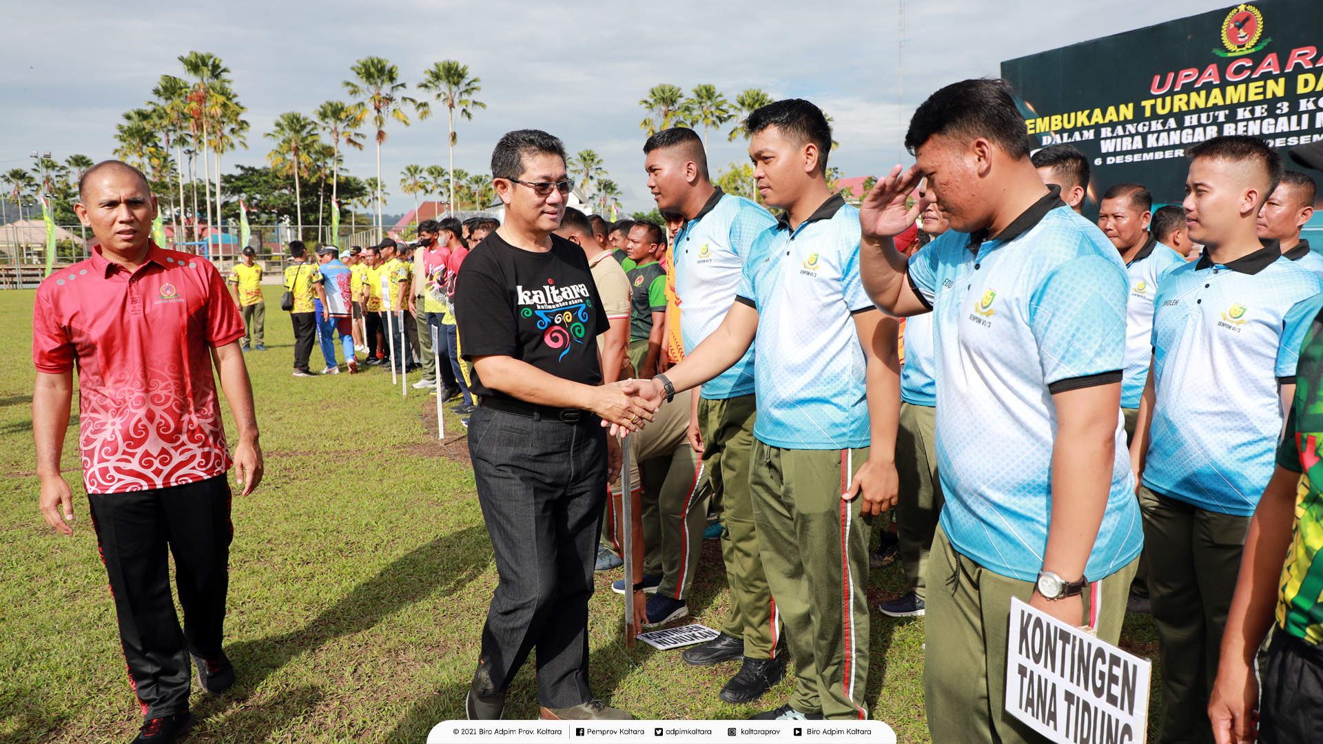 Wagub Hadiri Pembukaan Turnamen Danrem 092/Maharajalila Cup