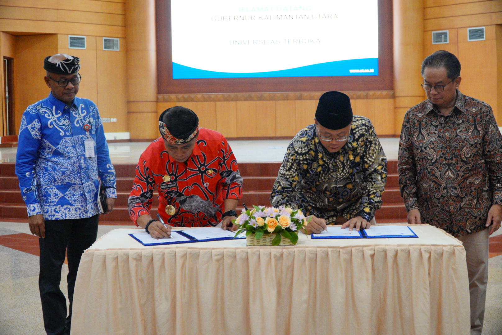 Kaltara-Universitas Terbuka Jalin MoU Peningkatan Kualitas SDM