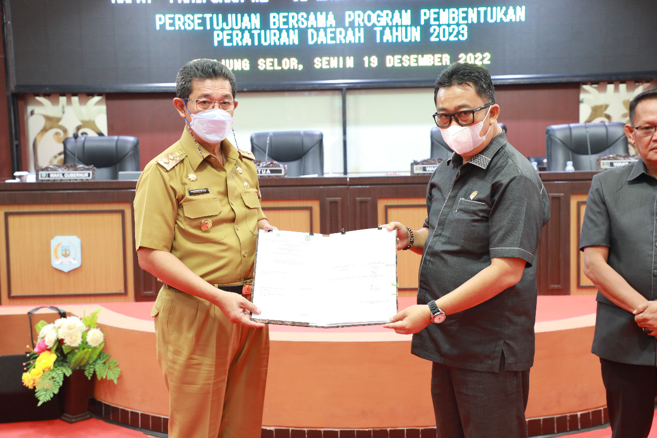 20 Ranperda Disetujui Masuk Propemperda 2023
