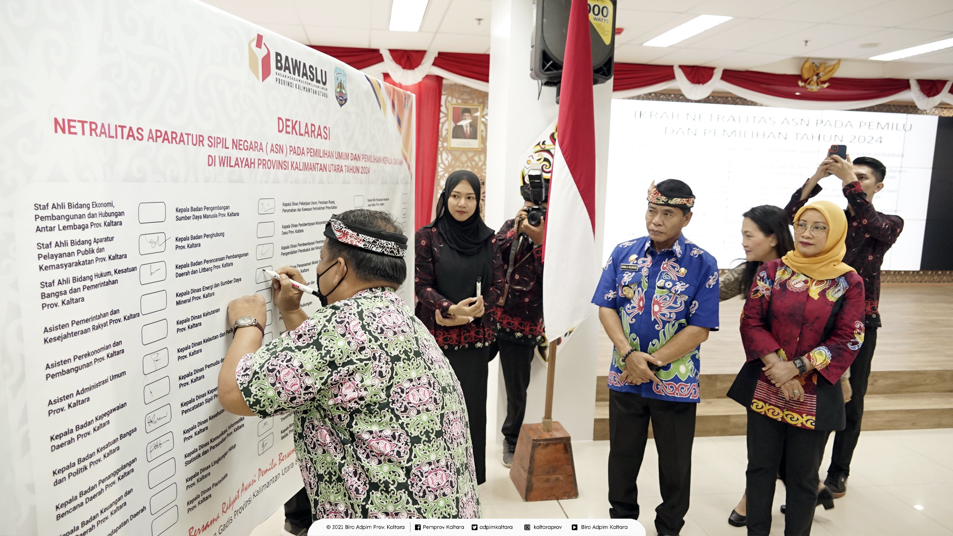 ASN Pemprov Kaltara Deklarasikan Netralitas Hadapi Pemilu/Pilkada 2024