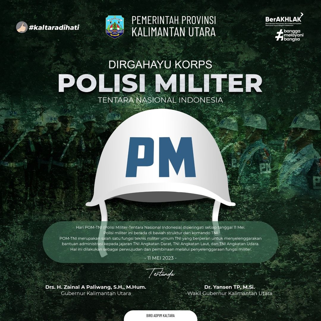Dirgahayu Korps Polisi Militer