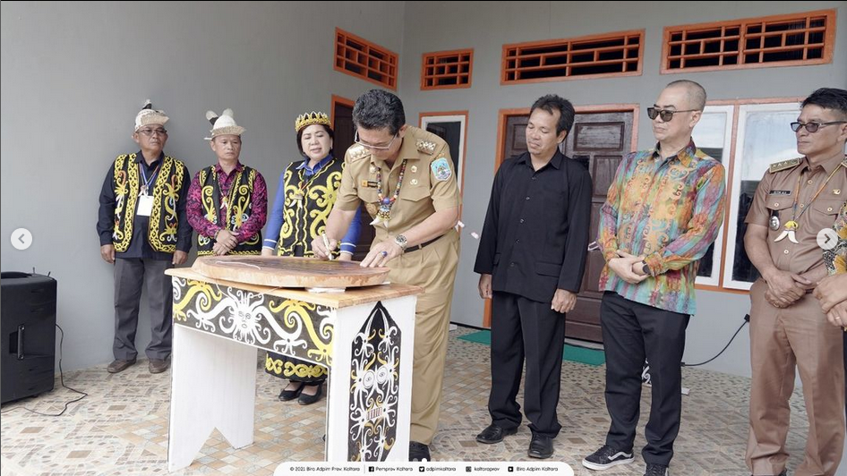 Peresmian Pastori GKII Desa Nawang Baru