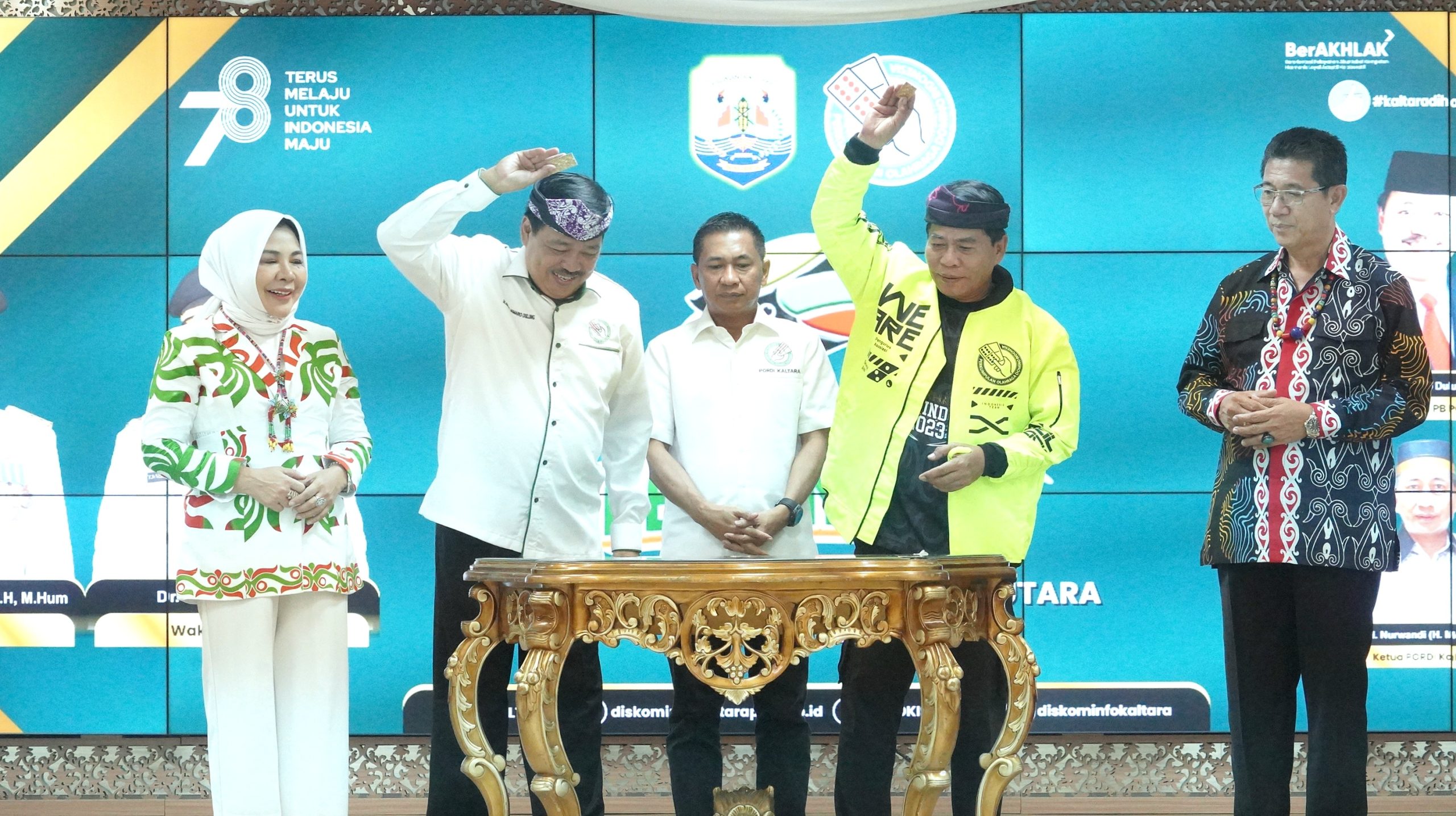 16 Provinsi Ikuti Kejurnas IV Olahraga Domino Indonesia 2023 di Kaltara