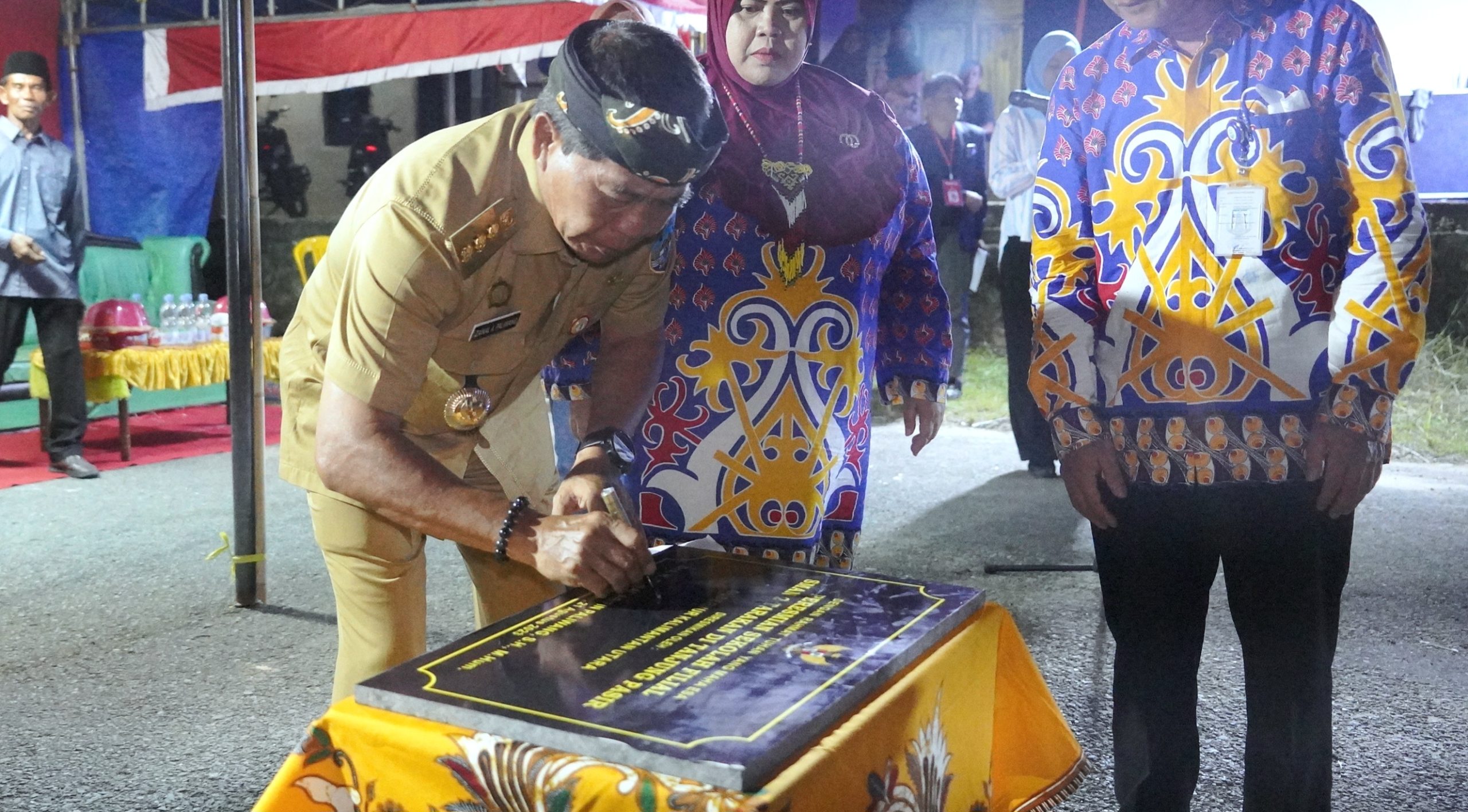Peresmikan Kelas Filial atau Kelas Jarak Jauh SMAN 2 Tarakan di Tanjung Pasir Kota Tarakan