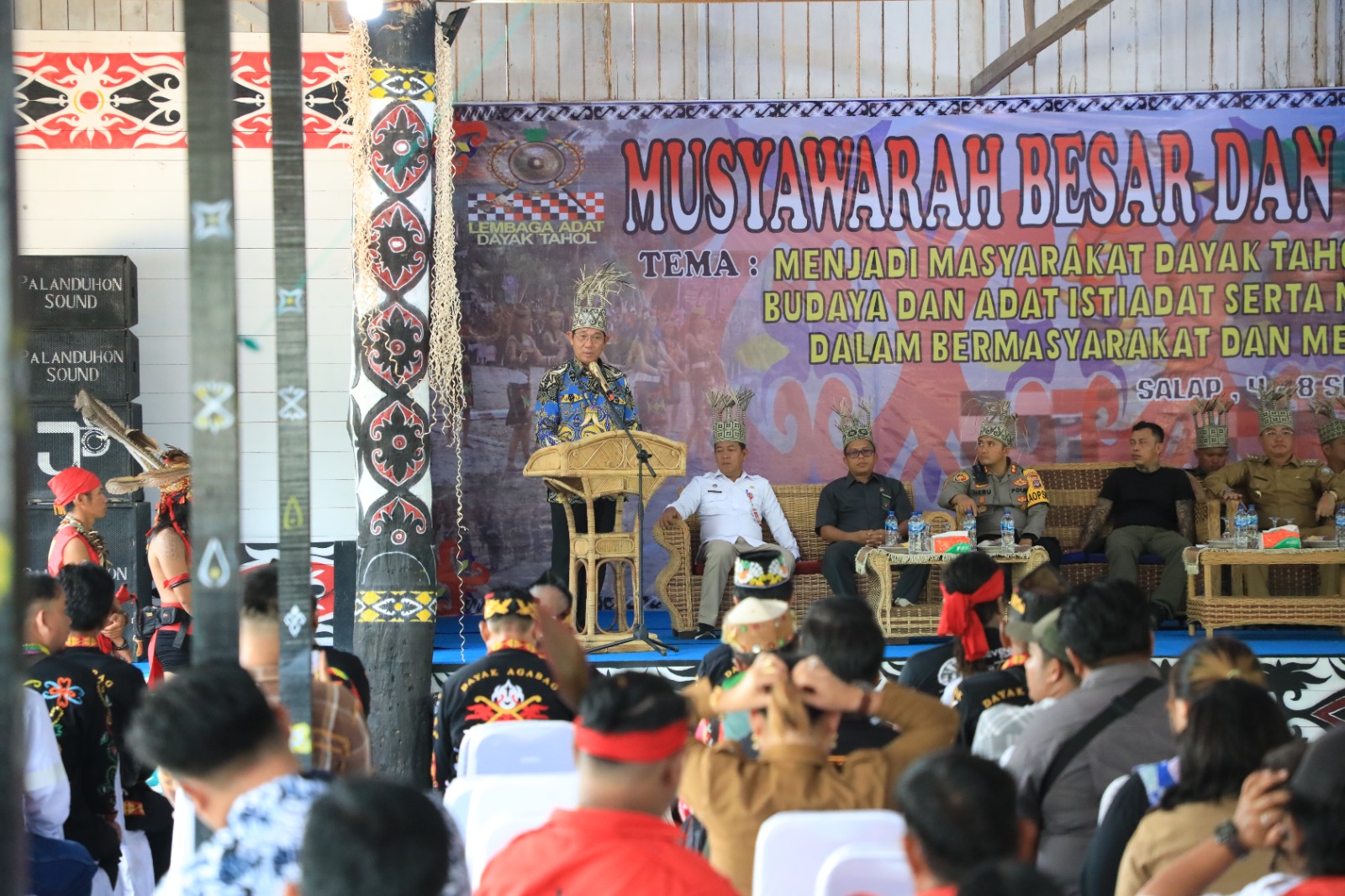 Mubes-Ilau Dayak Tahol, Wagub Yansen TP Bangga Ragam Entitas Indonesia