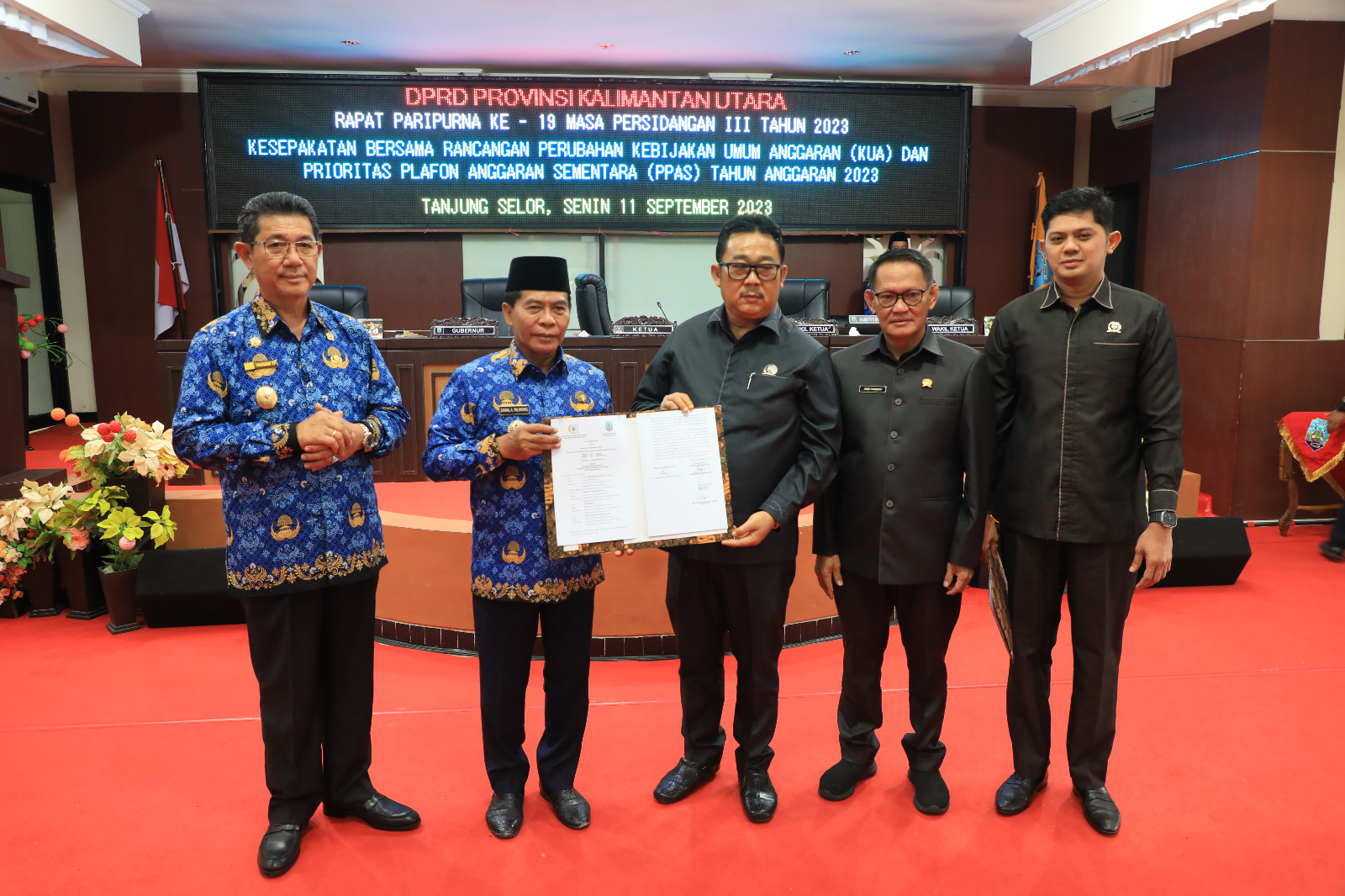 Pemprov-DPRD Kaltara sepakati Perubahan KUA PPAS 2023