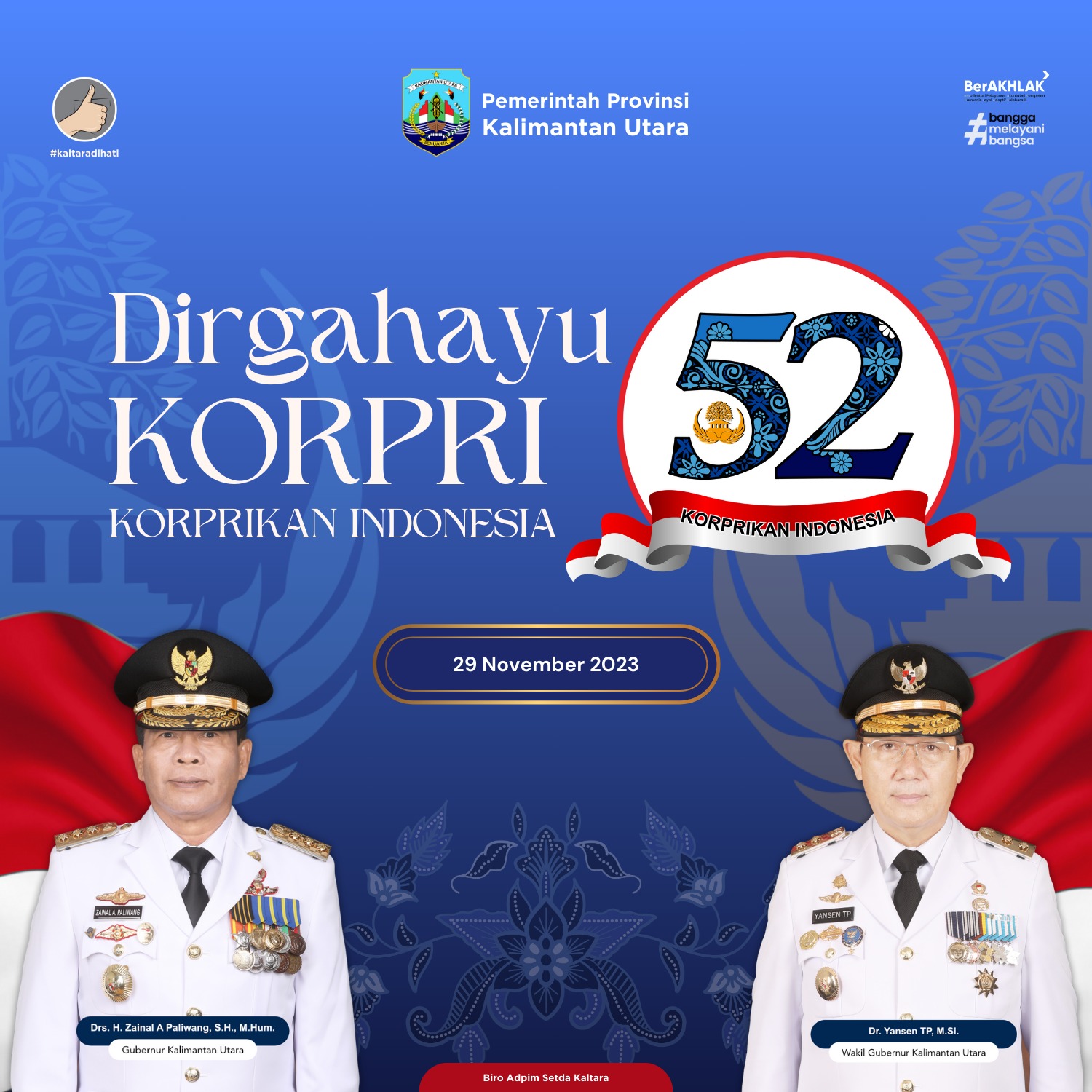 Pimpin Upacara HUT KORPRI, Wagub Minta ASN Jaga Netralitas
