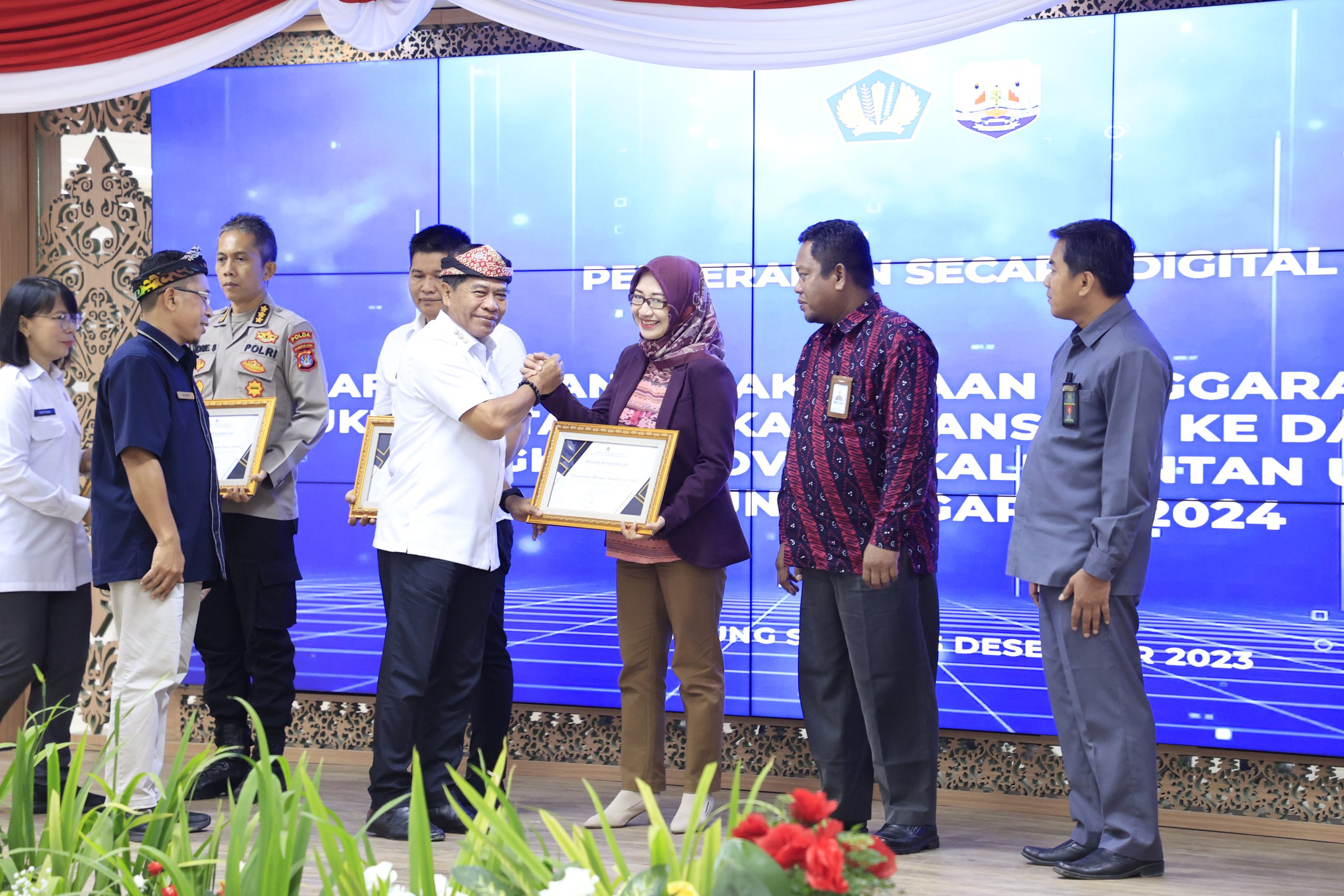 Gubernur Serahkan DIPA Satker Kementerian/Lembaga Senilai Rp12,77 Triliun
