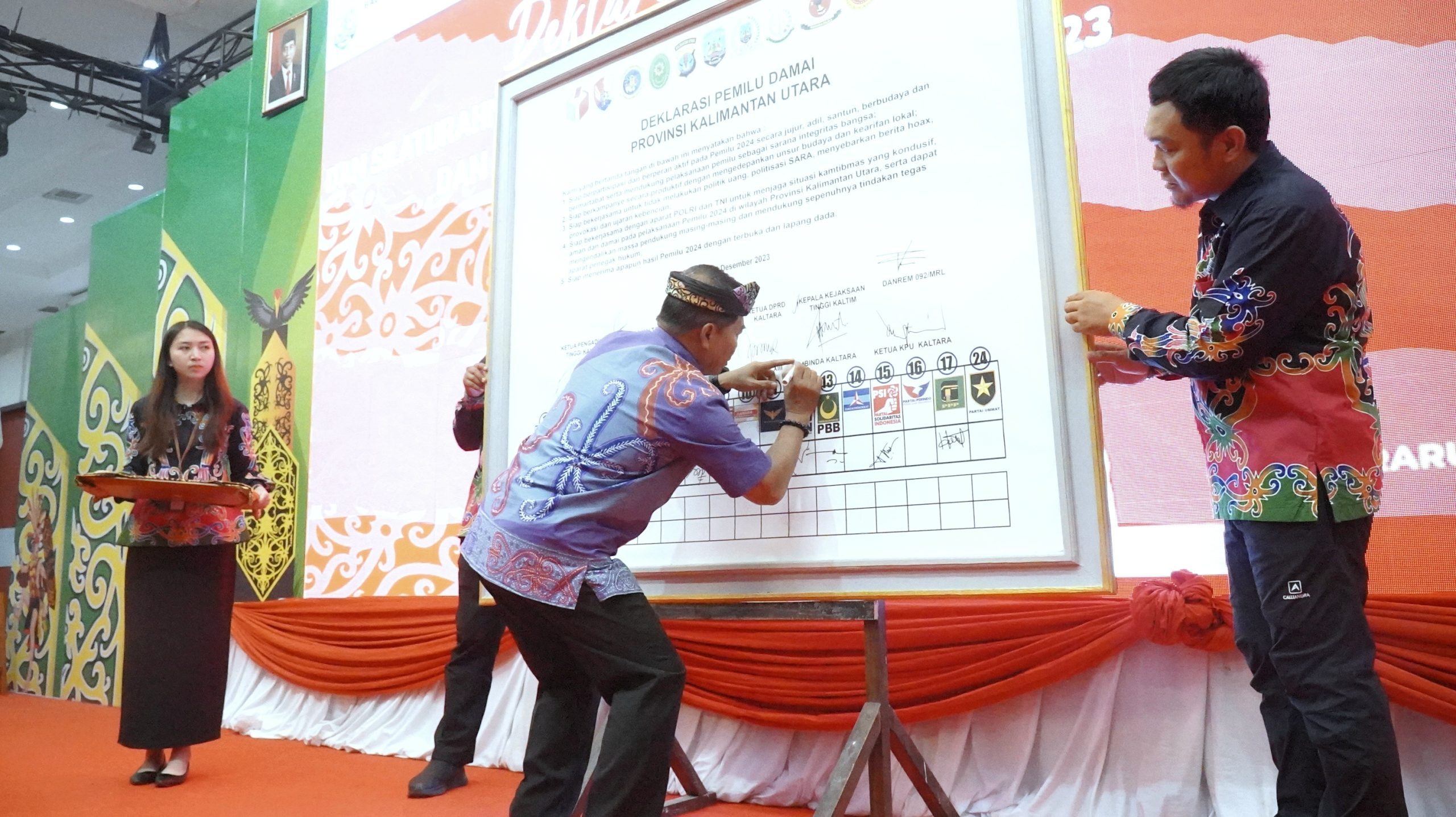 Pemprov Kaltara, Penyelenggara, dan Tokoh Sepakat Ciptakan Pemilu Damai