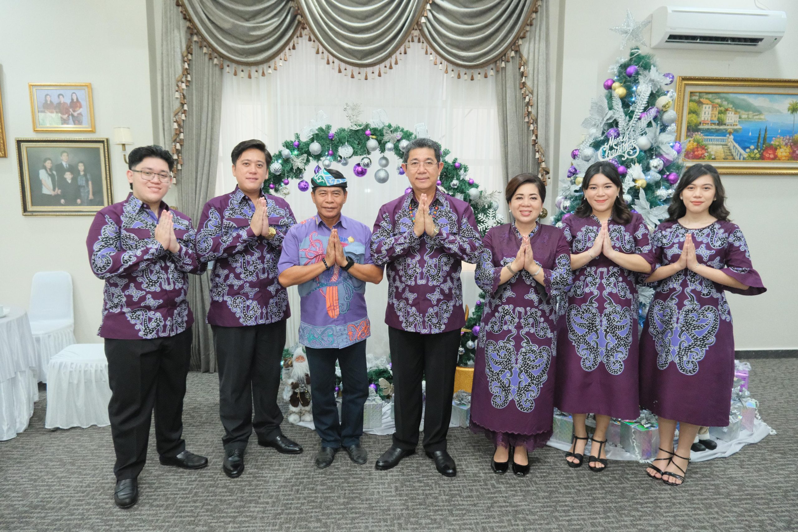 Disambangi Gubernur Zainal, Wagub Yansen TP Rayakan Natal di Malinau