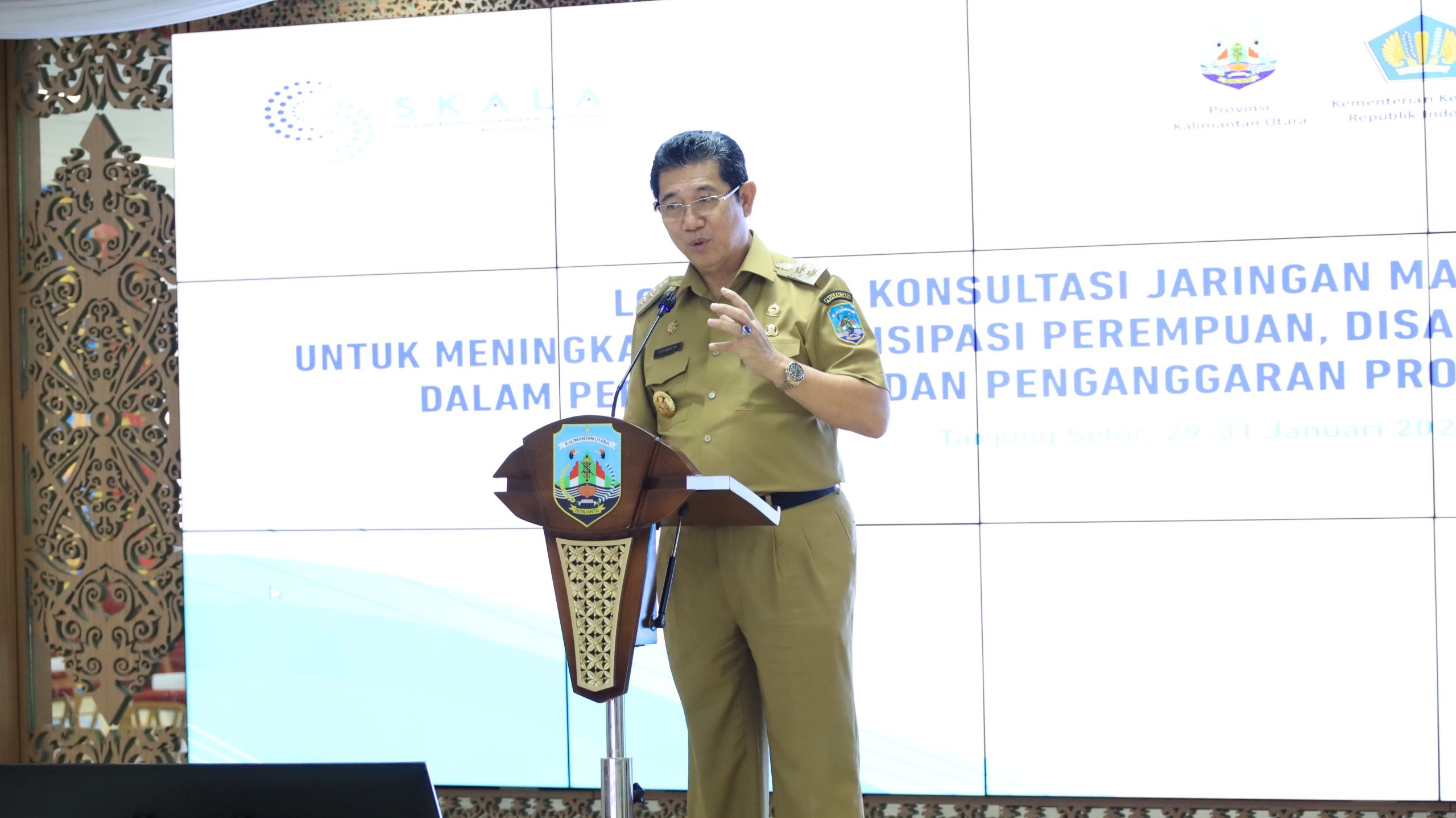 Lokakarya Konsultasi Jaringan Masyarakat Sipil yang diinisiasi Dinas Pemberdayaan Perempuan Perlindungan Anak dan Keluarga Berencana (DP3AP2KB) Provinsi Kaltara