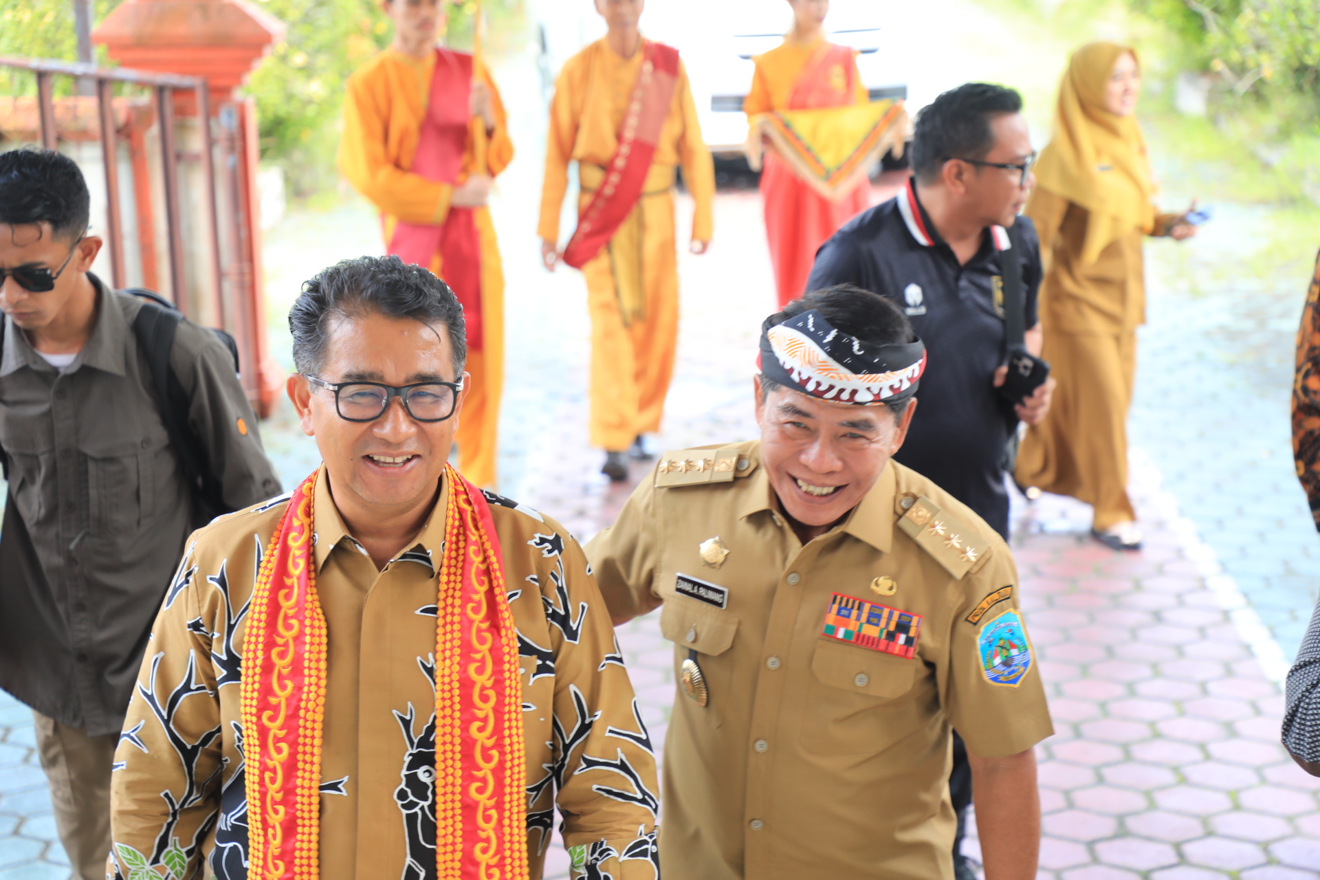 Menyambut Kedatangan PJ. Gubernur Kalimantan Timur