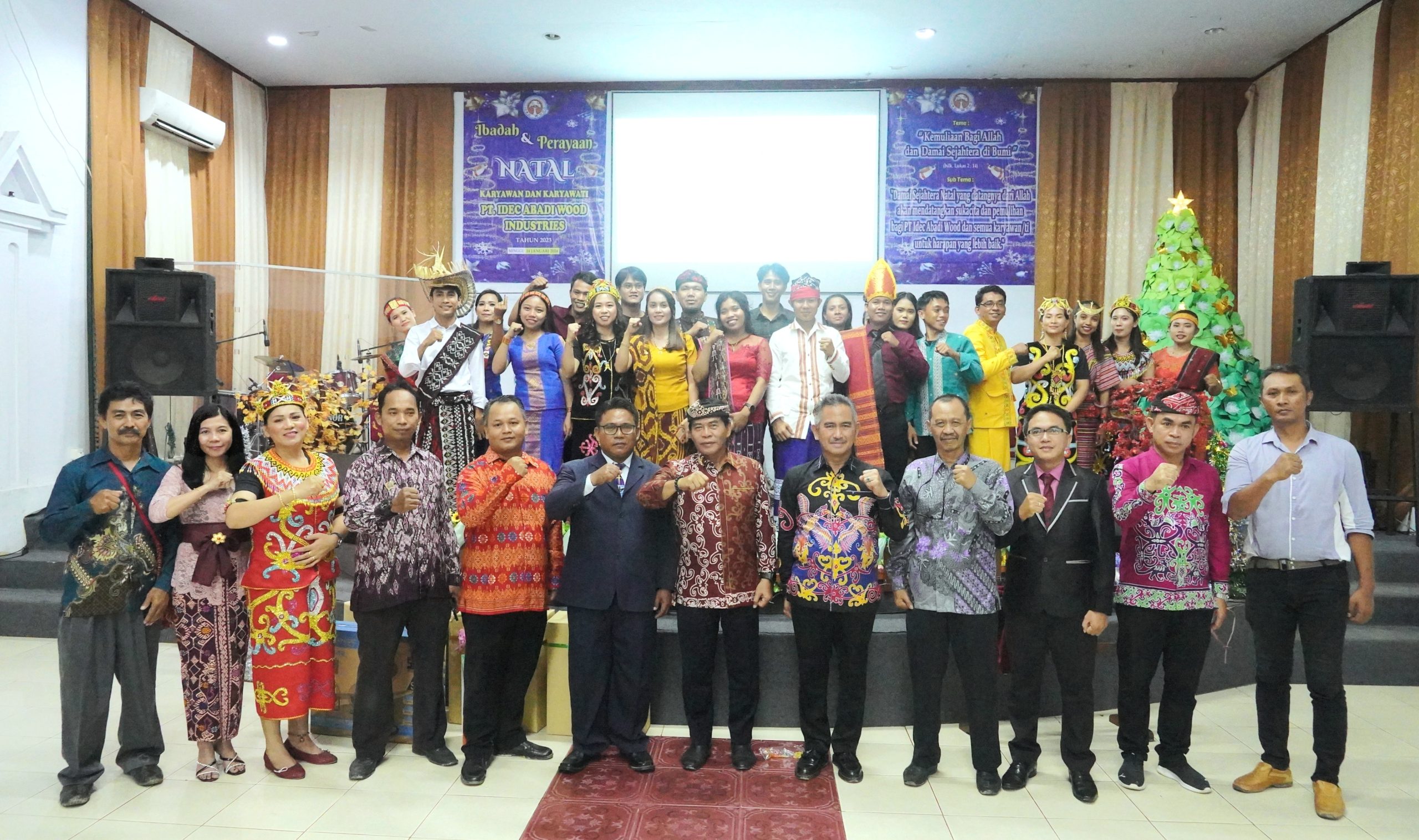 Perayaan Natal Tahun 2023 Karyawan/Karyawati PT. Idec Abadi Wood Industries Tarakan
