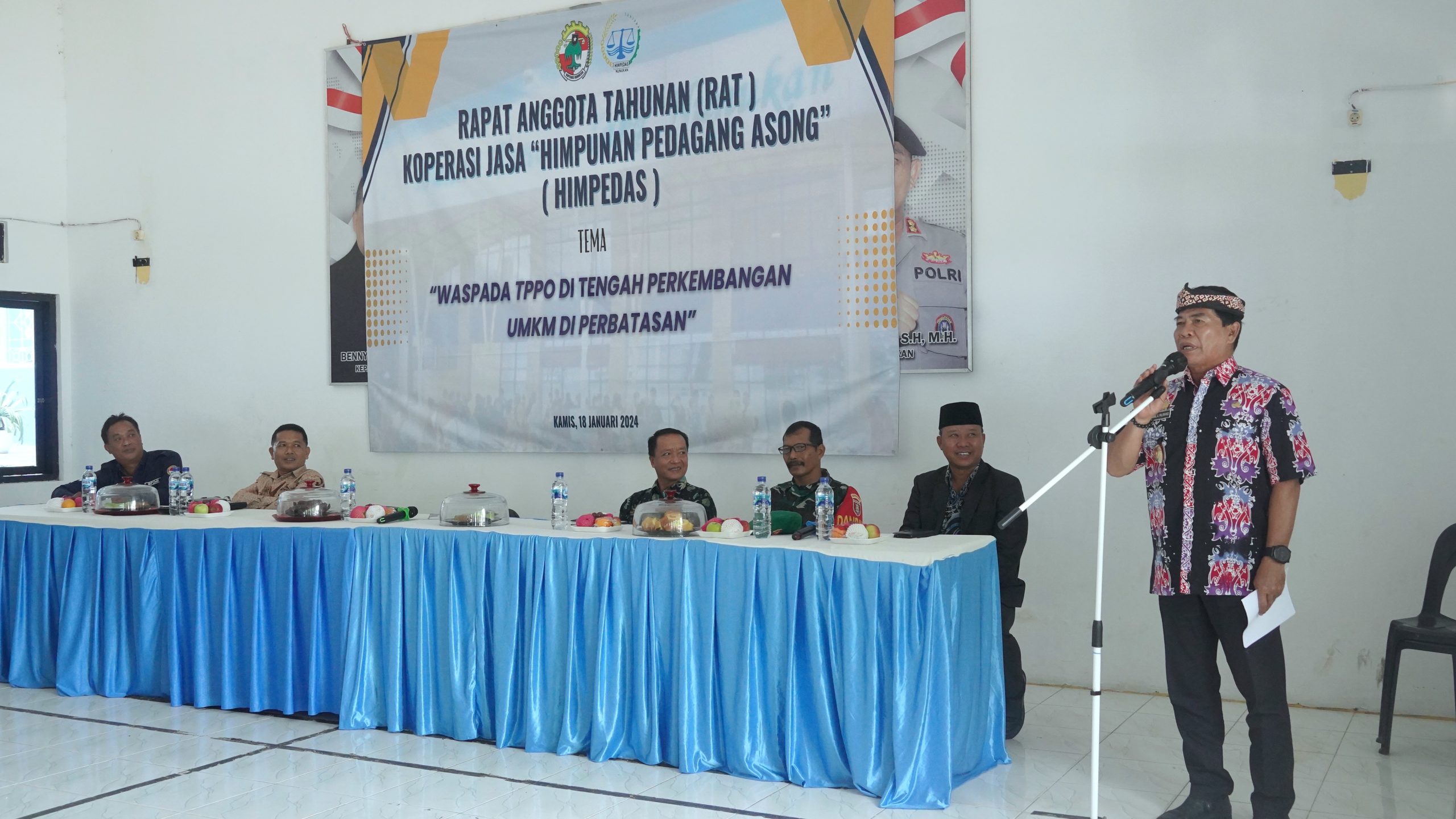 Rapat Anggota Tahunan (RAT) Himpunan Pedagang Asongan (Himpedas) Nunukan