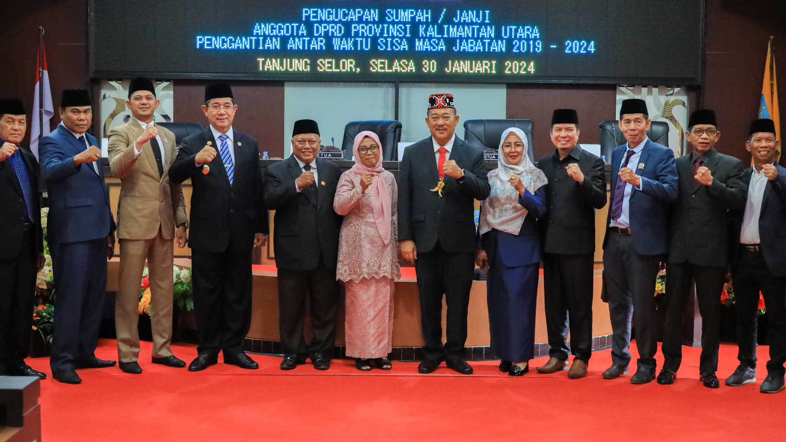 Sumpah/Janji Anggota DPRD Provinsi Kalimantan Utara, Pengganti Antar Waktu Masa Jabatan 2019-2024
