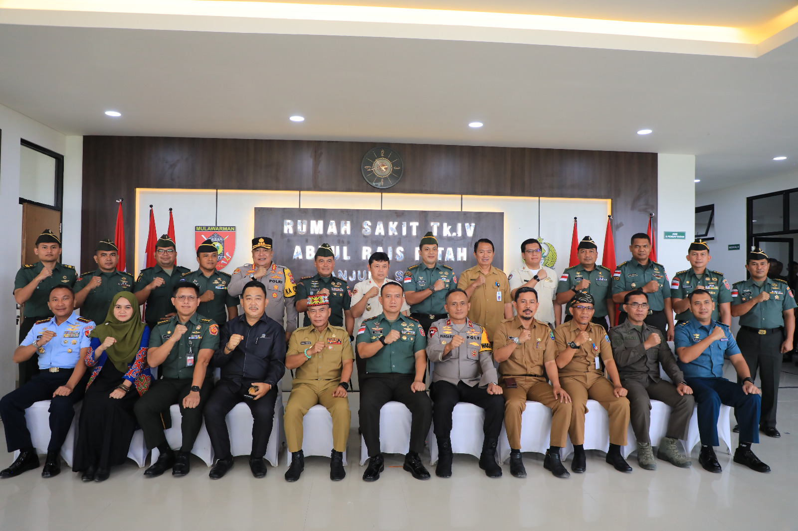 Peresmian Rumah Sakit TNI Korem 092/Mrl yang diresmikan Oleh Presiden RI Secara Virtual
