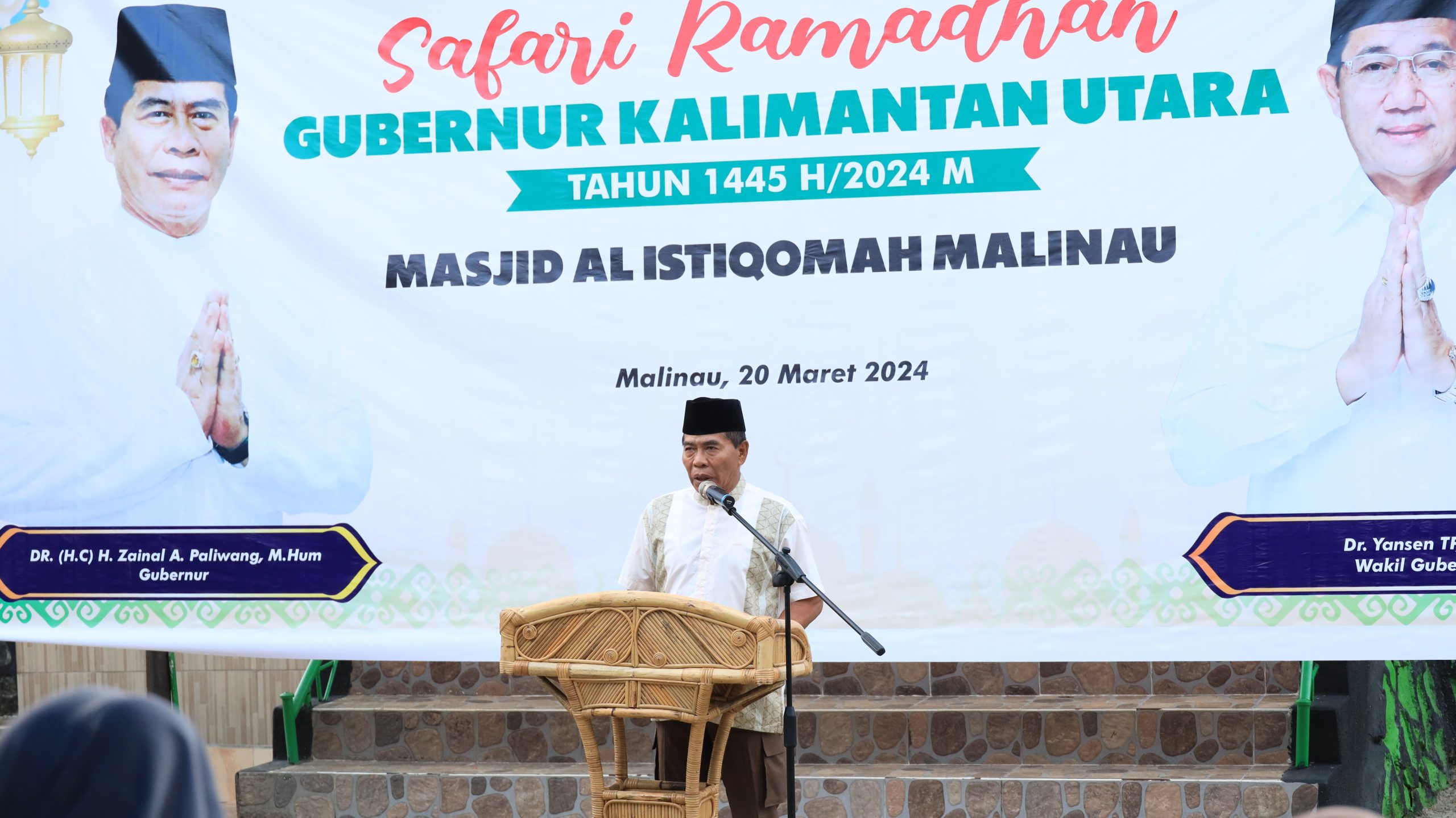 Safari Ramadan hari kedua di Masjid Istiqomah Kab. Malinau