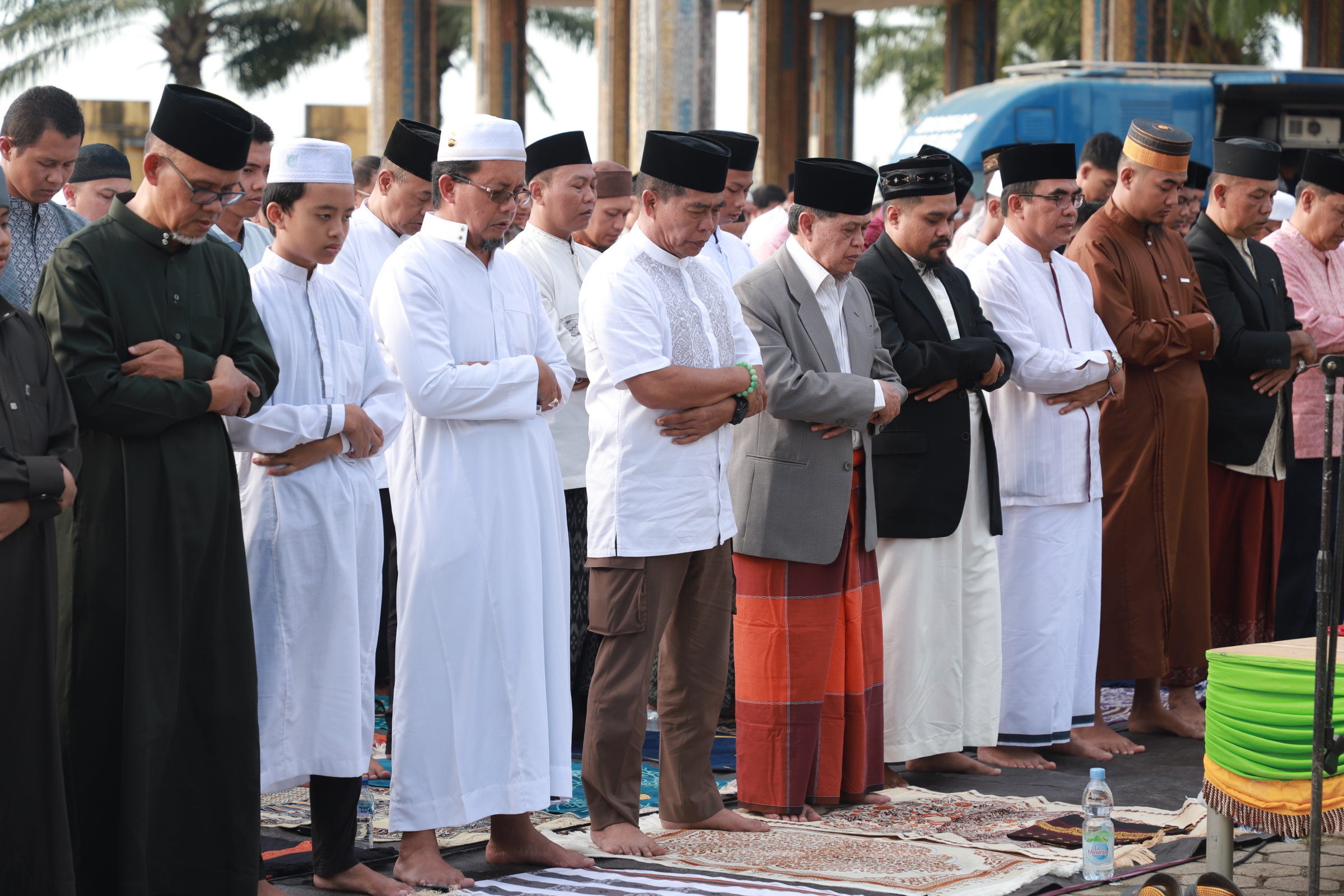 Salat Idulfitri 1445 Hijriah di Lapangan Agathis Tanjung Selor