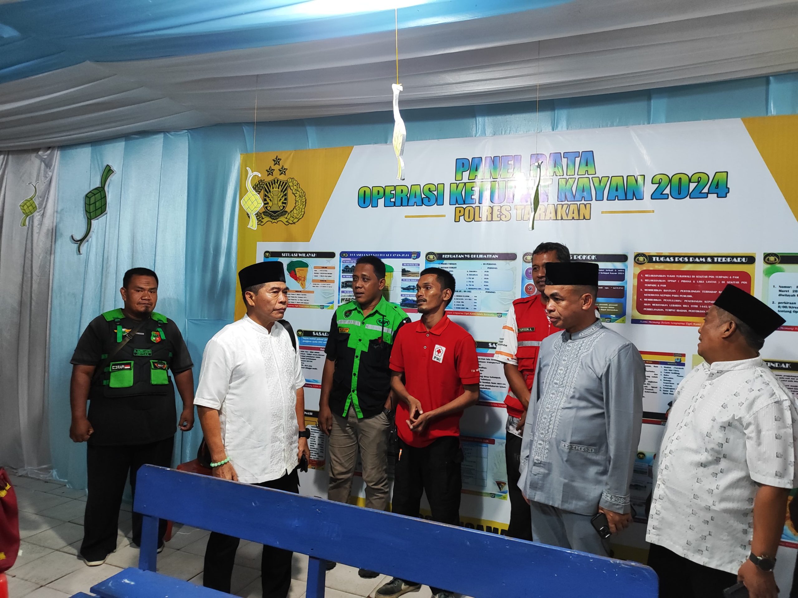 Peninjauan posko Operasi Ketupat Kayan 2024