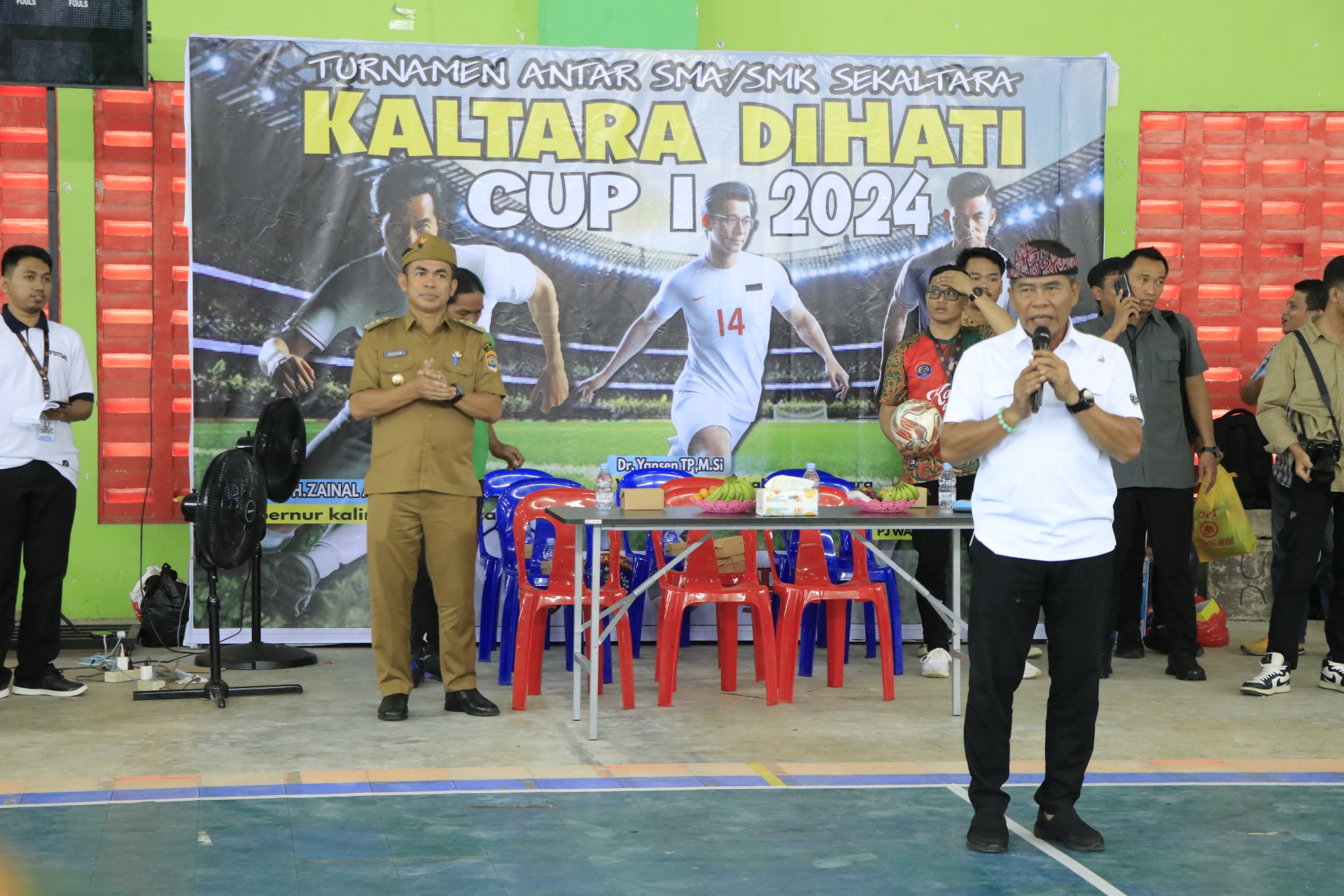 Pembukaan Turnamen Futsal Kaltara di Hati Cup 2024 Generasi Milenial