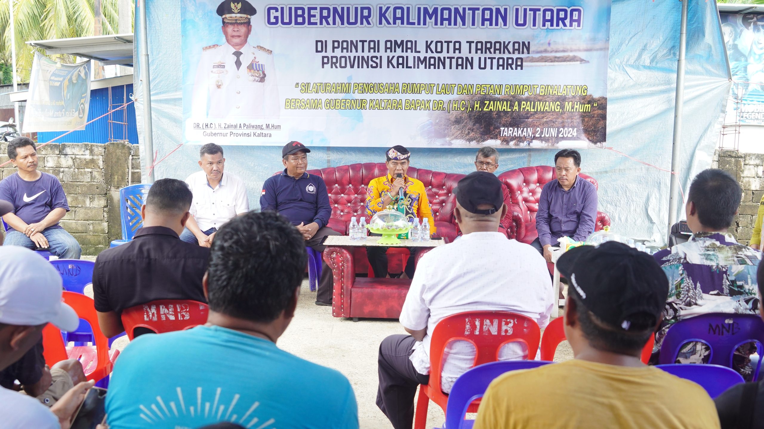 Silaturahmi dengan Pengusaha dan Petani Rumput Laut