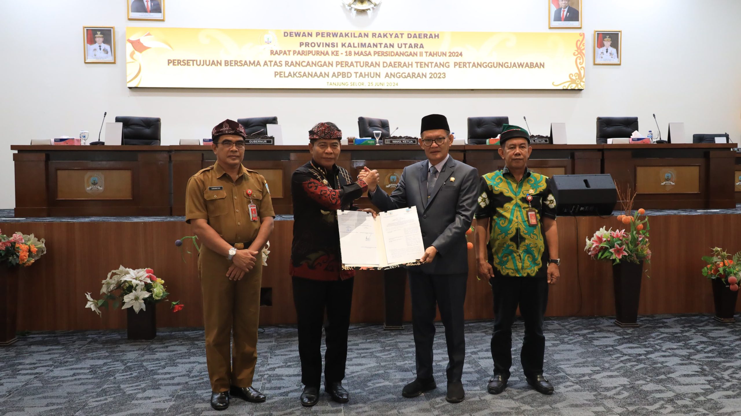 Pertanggungjawaban APBD 2023 Pemprov sudah Disetujui DPRD