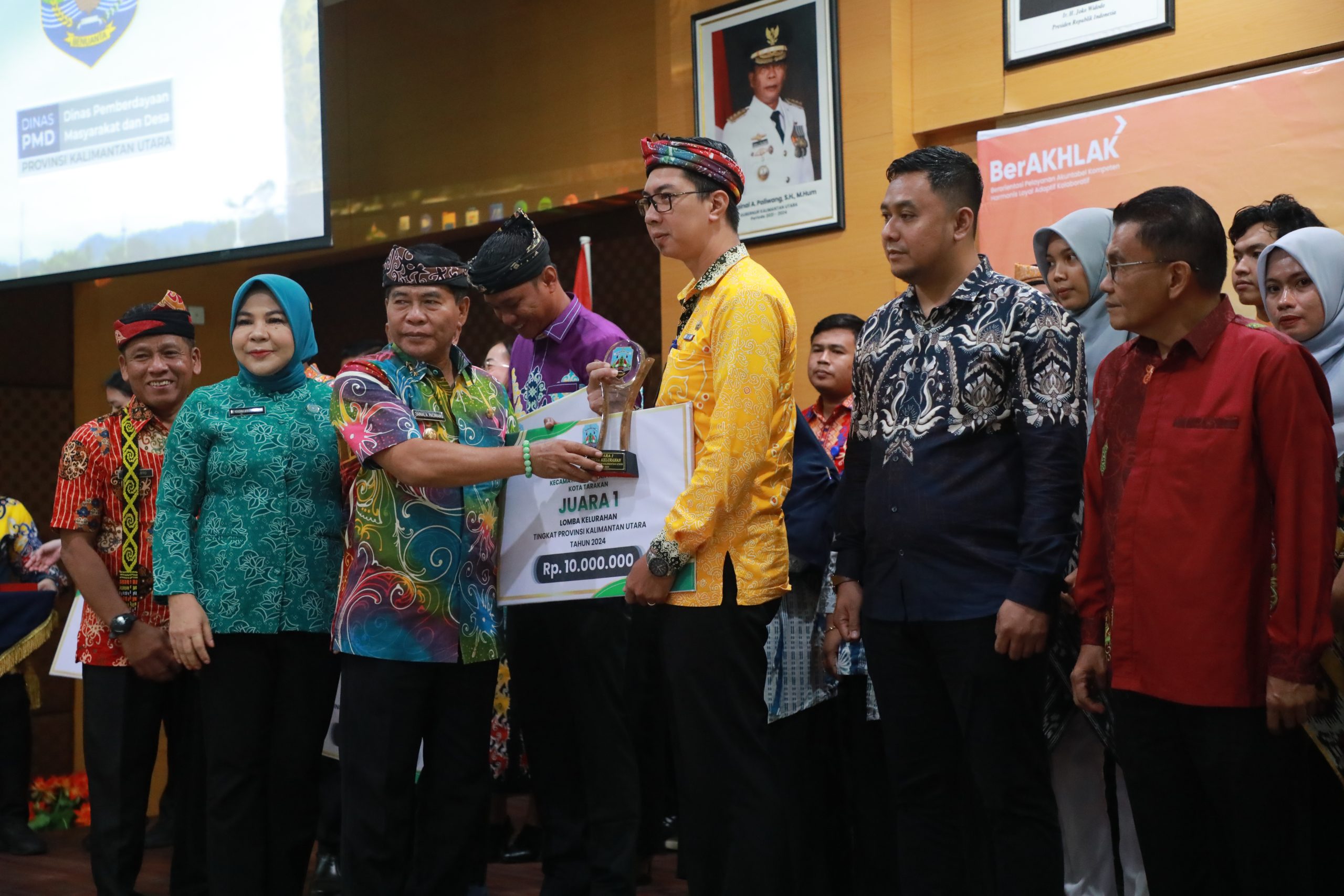 Pembukaan Rapat Kerja dan Evaluasi Pemerintahan Desa (Rembug Desa) se-Kalimantan Utara Tahun 2024