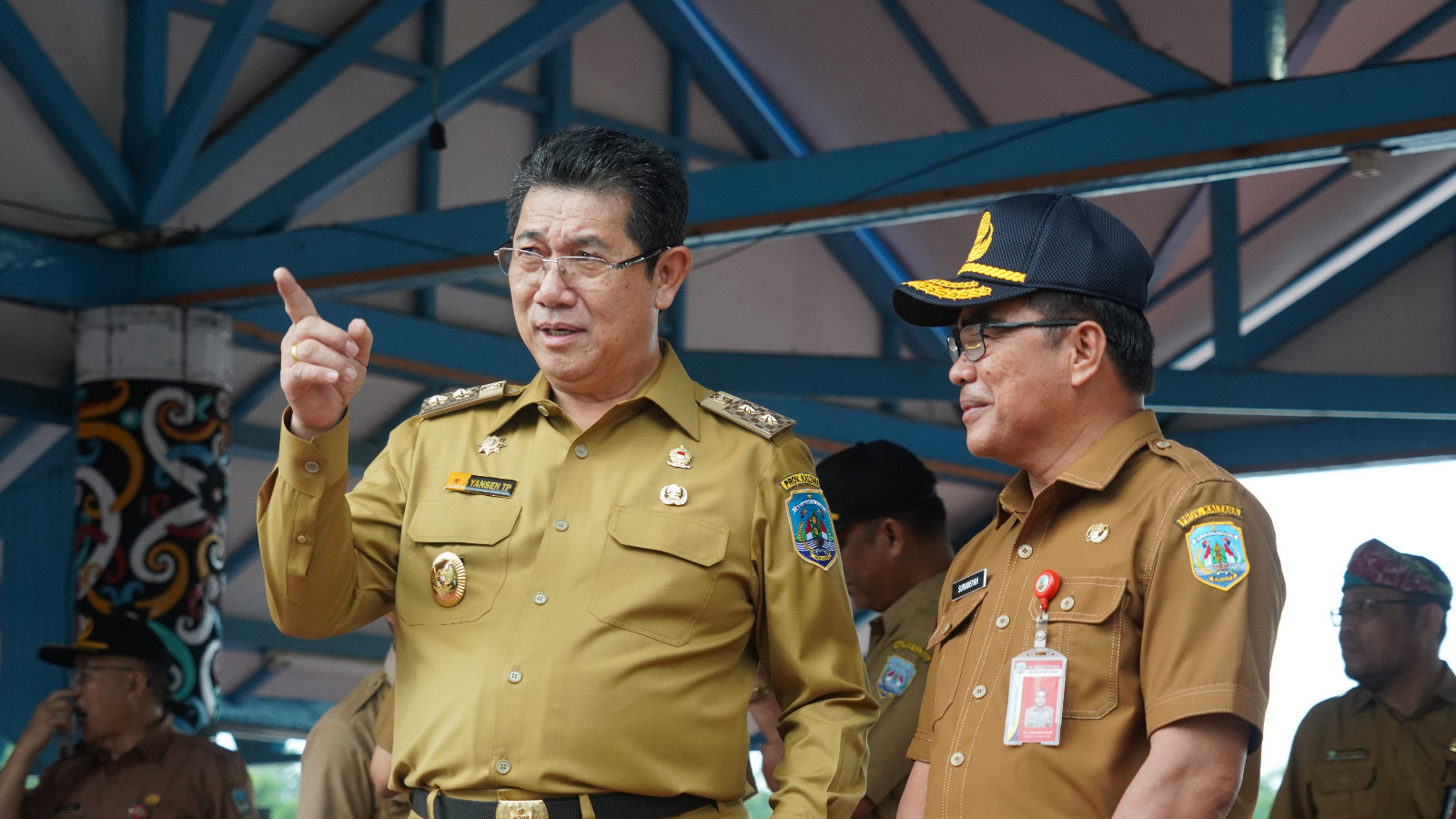 Apel Pagi Gabungan di Lapangan Agathis