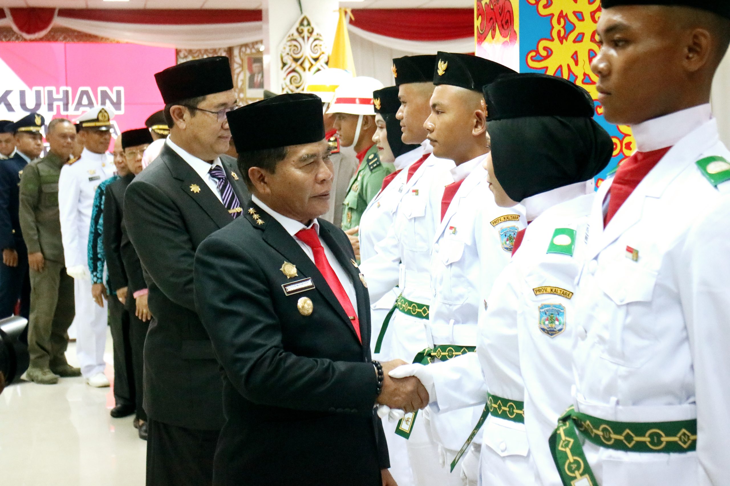 Pengukuhan Anggota Paskibraka Provinsi Kalimantan Utara tahun 2024