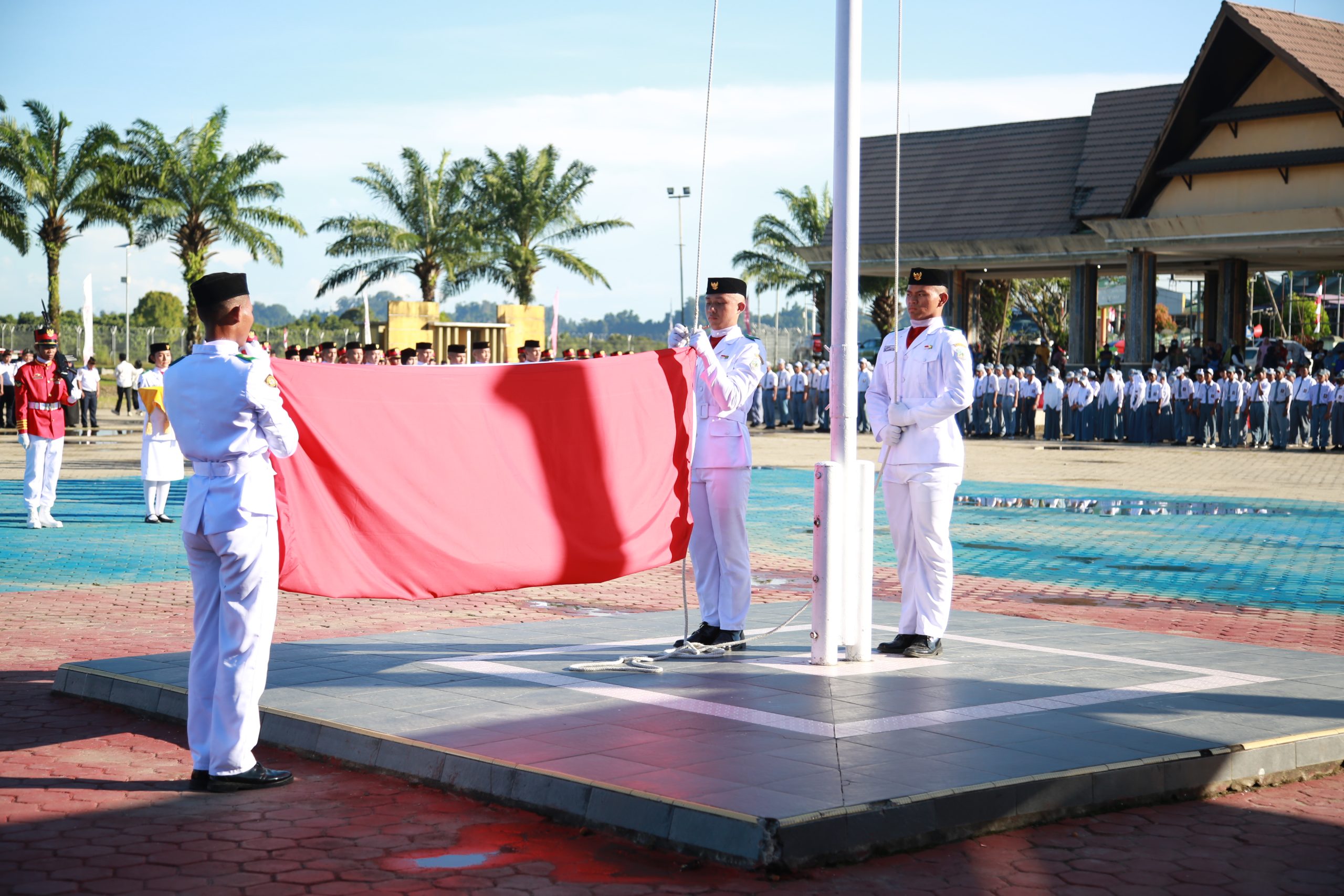 Penurunan Bendera HUT Ke-79 RI