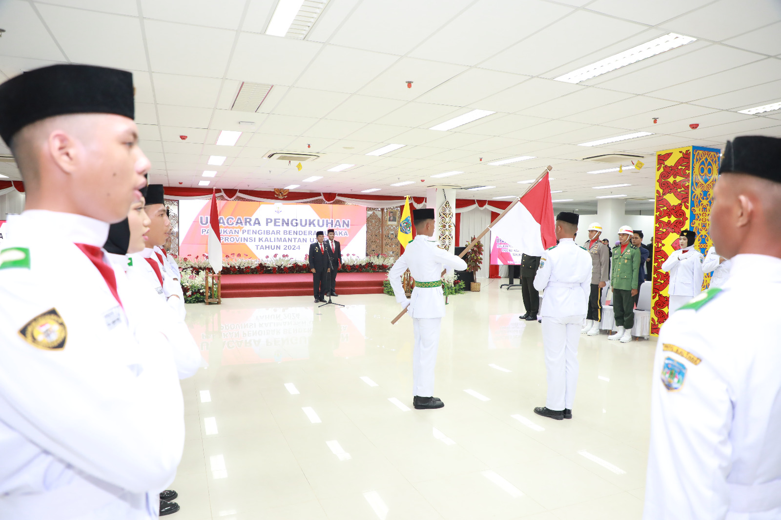 Pengukuhan Paskibraka Kaltara 2024